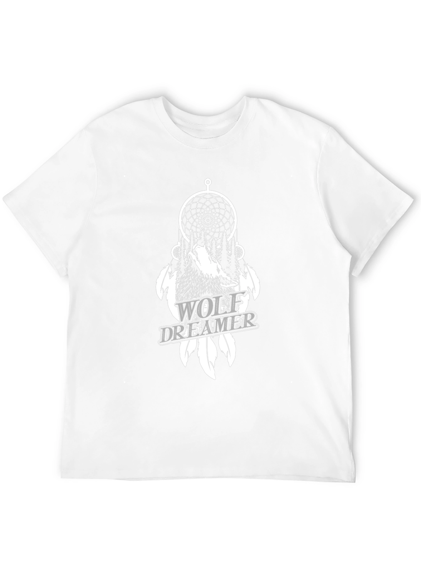 Wolf Dreamer Graphic T-Shirt - Black