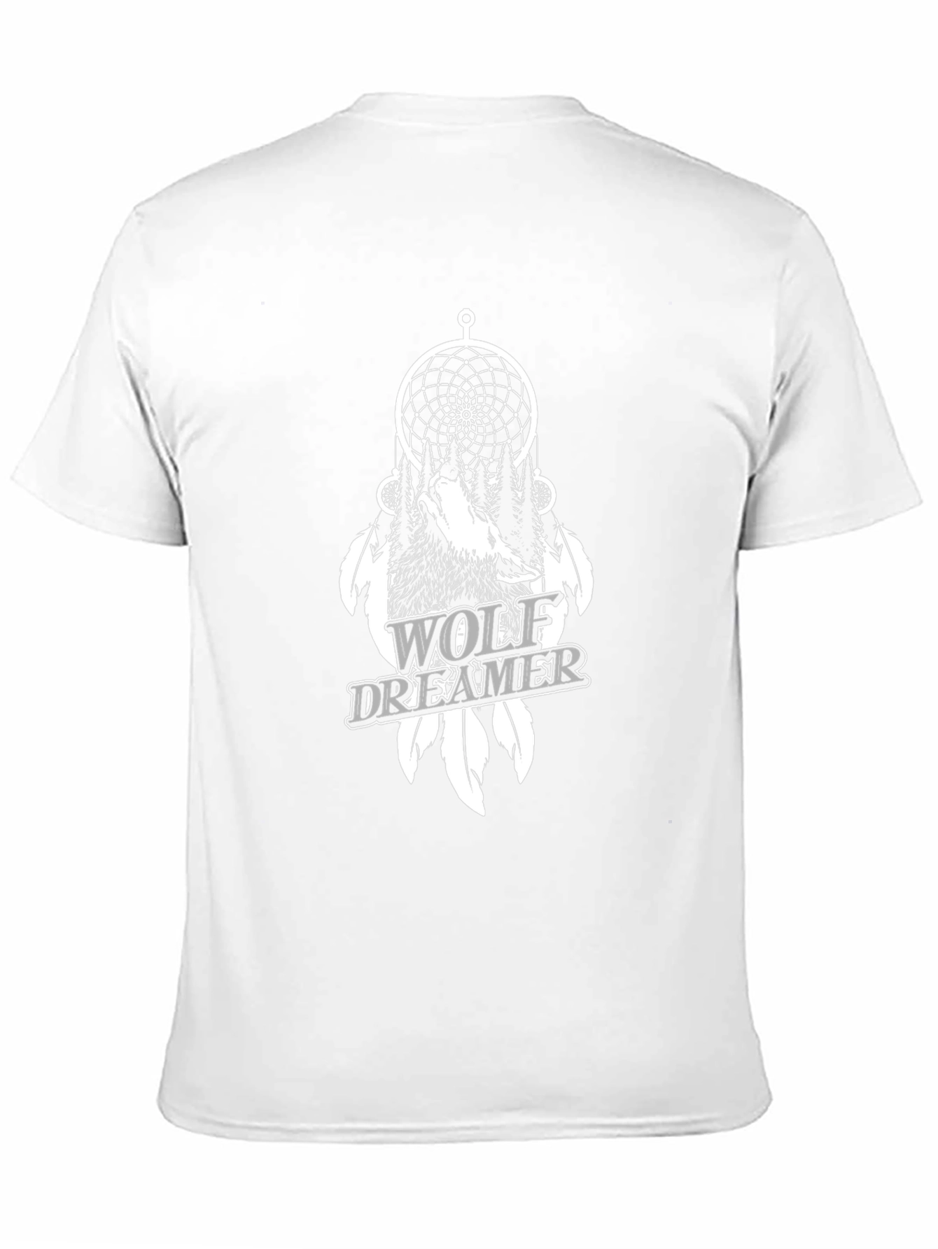 Wolf Dreamer Graphic T-Shirt - Black
