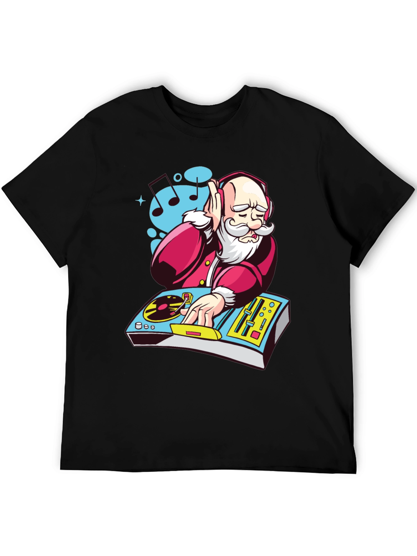 DJ Santa T-Shirt - Holiday Party Fun