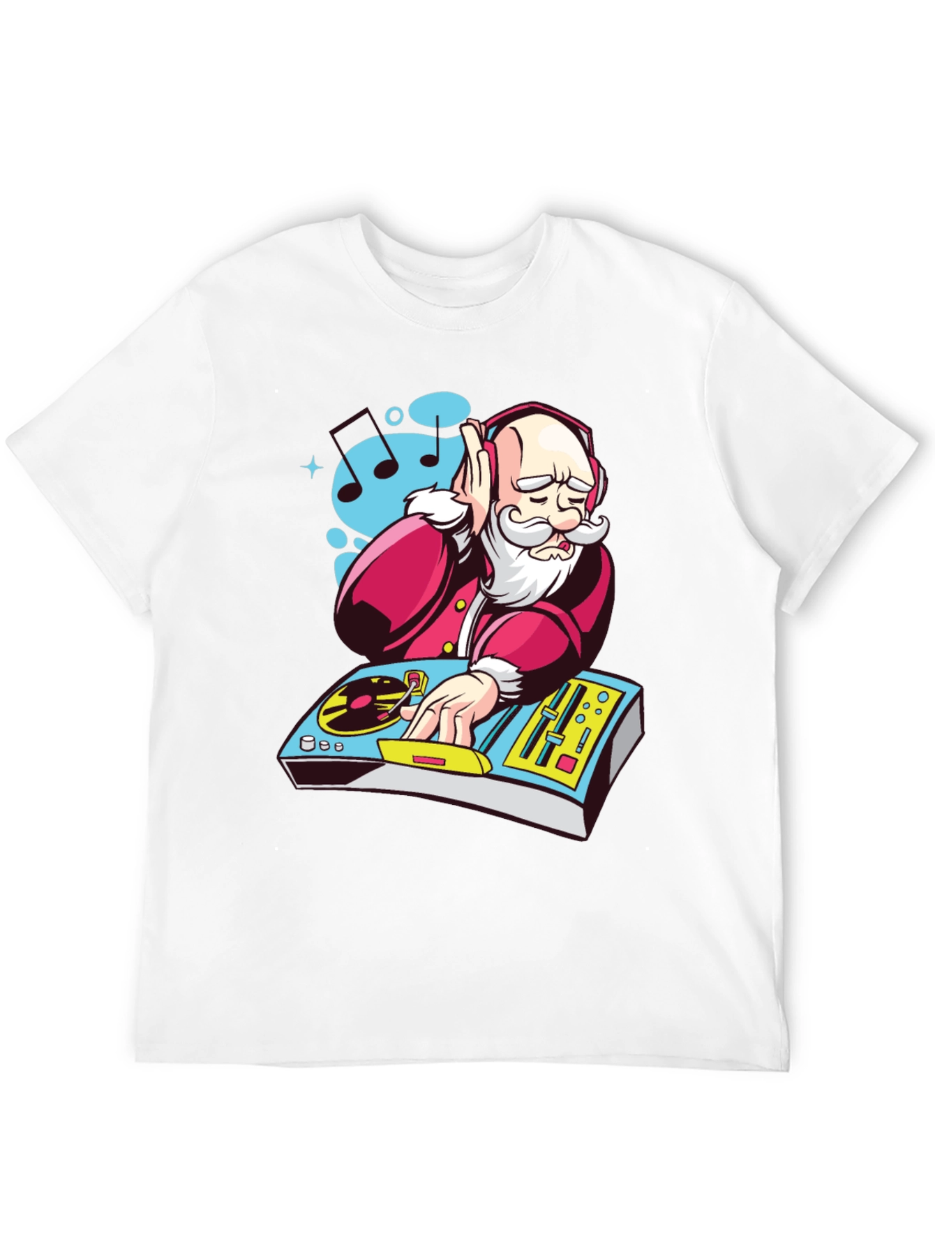 DJ Santa T-Shirt - Holiday Party Fun