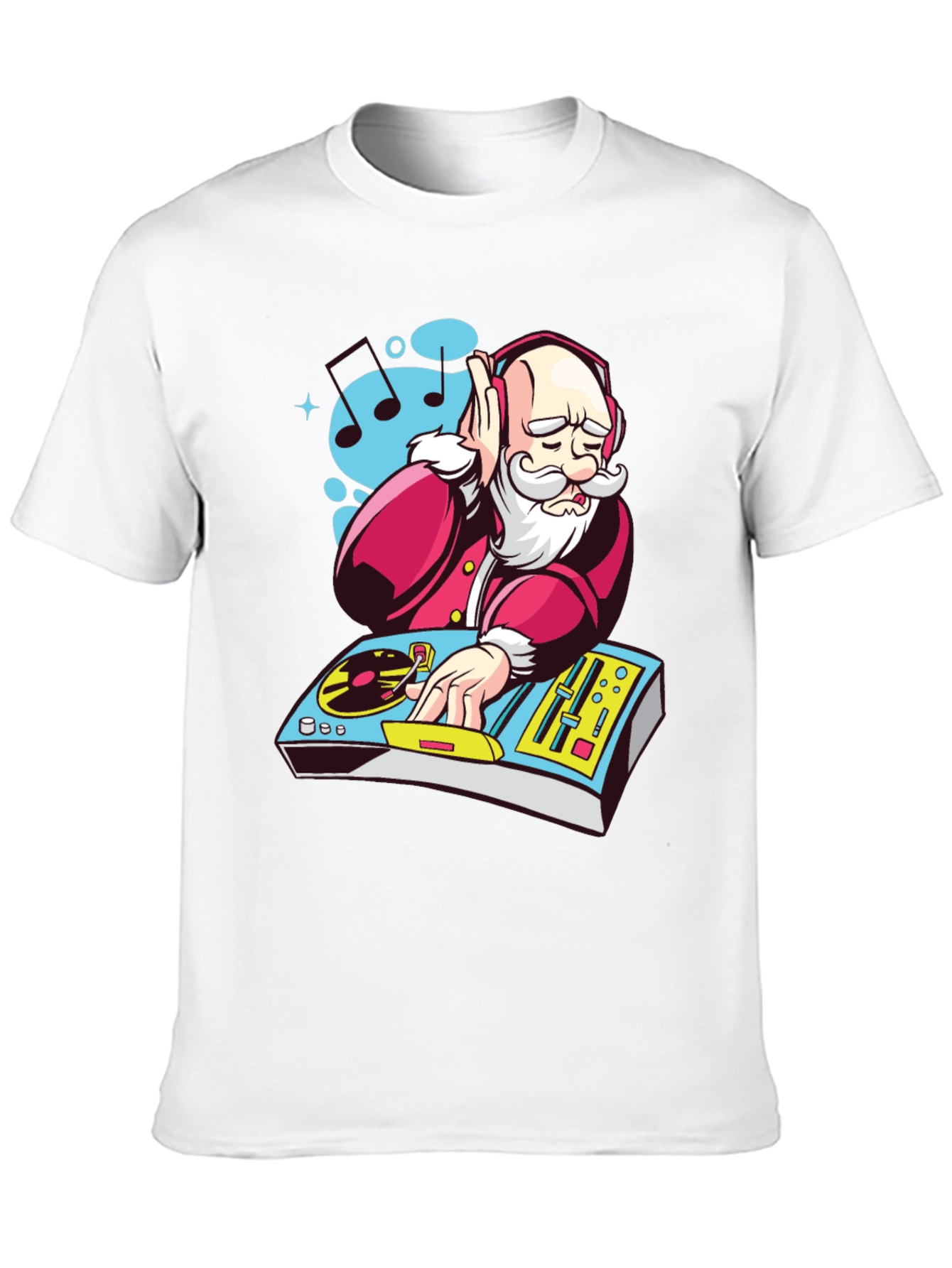 DJ Santa T-Shirt - Holiday Party Fun