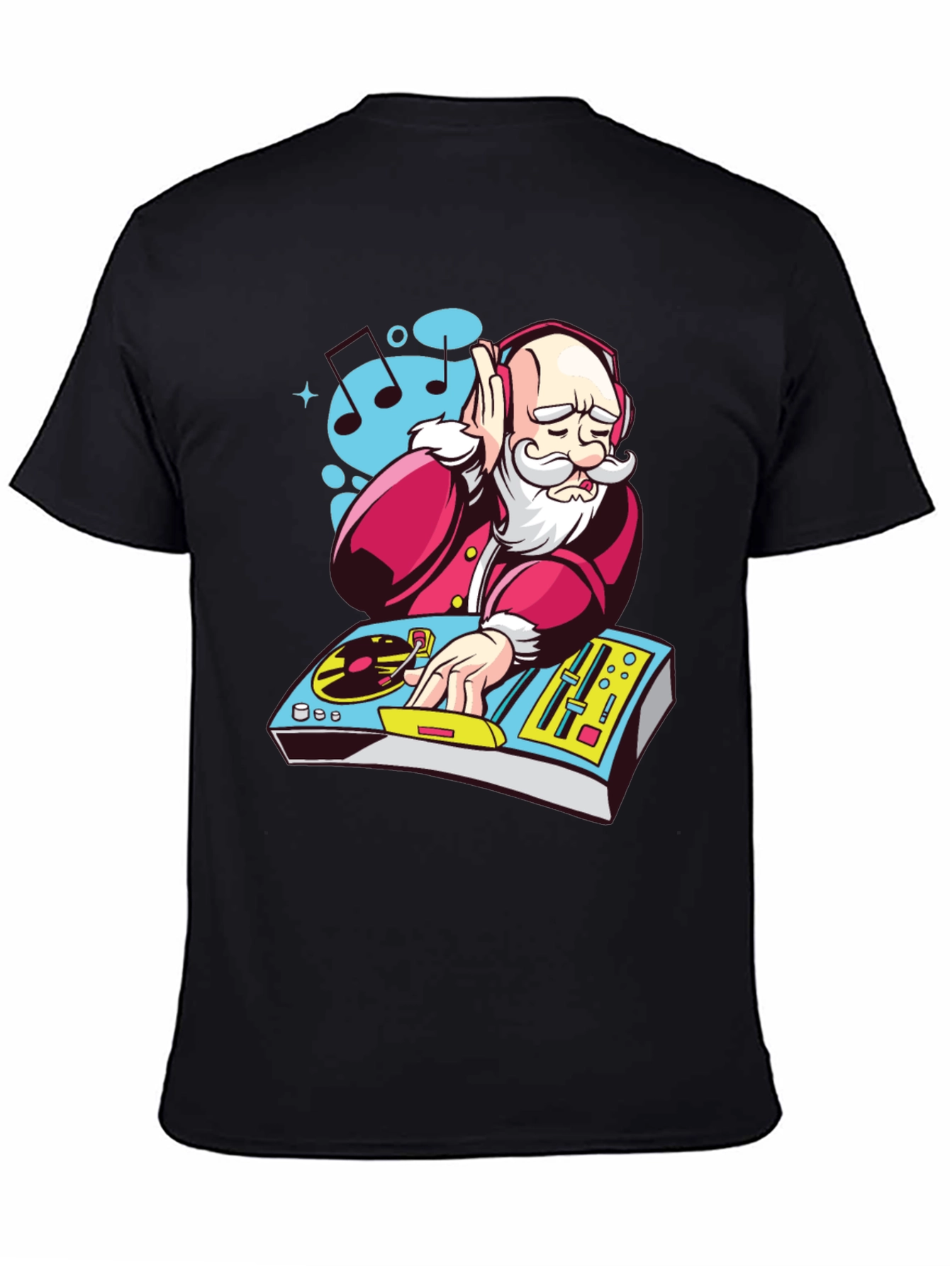 DJ Santa T-Shirt - Holiday Party Fun