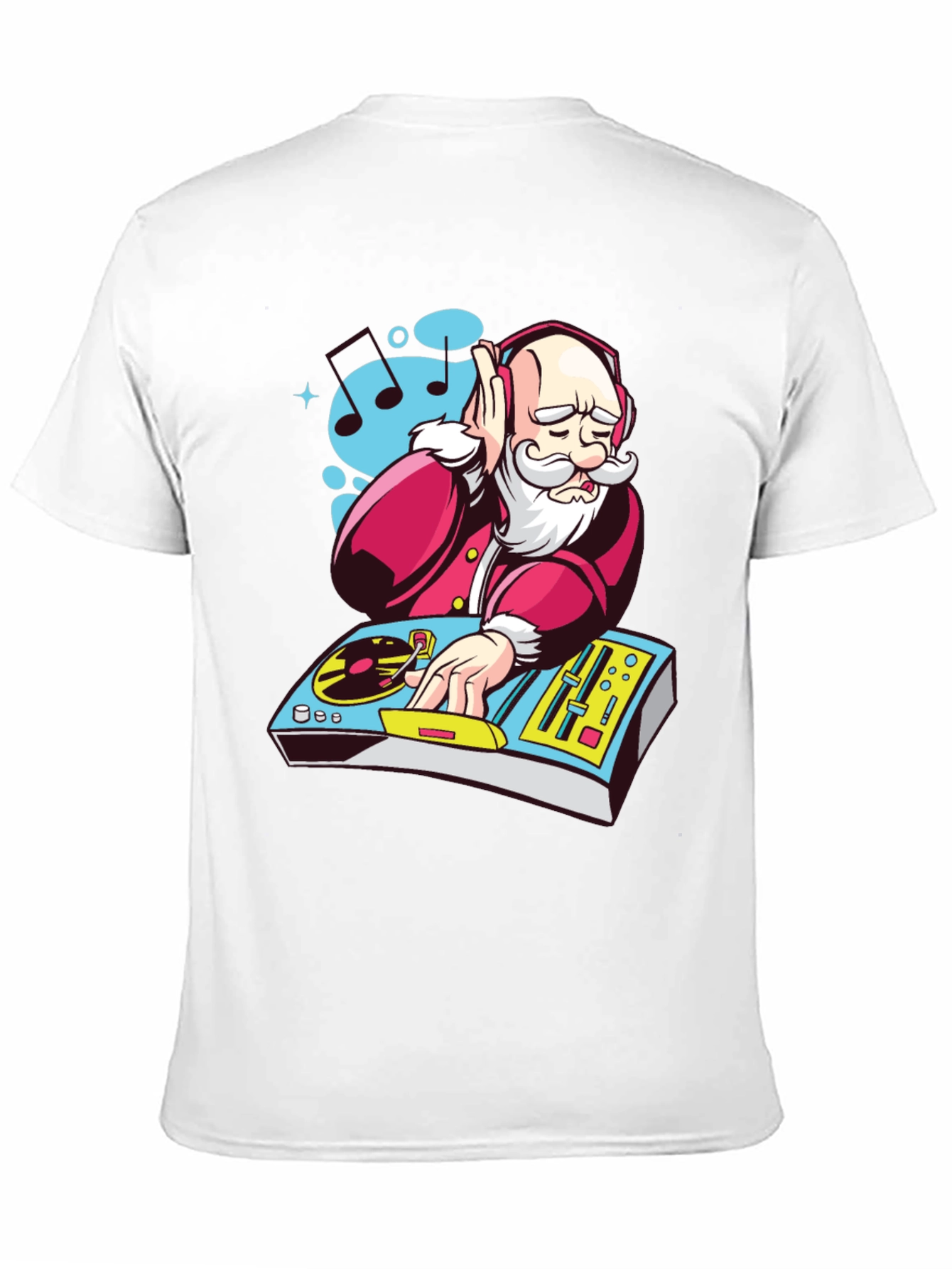 DJ Santa T-Shirt - Holiday Party Fun