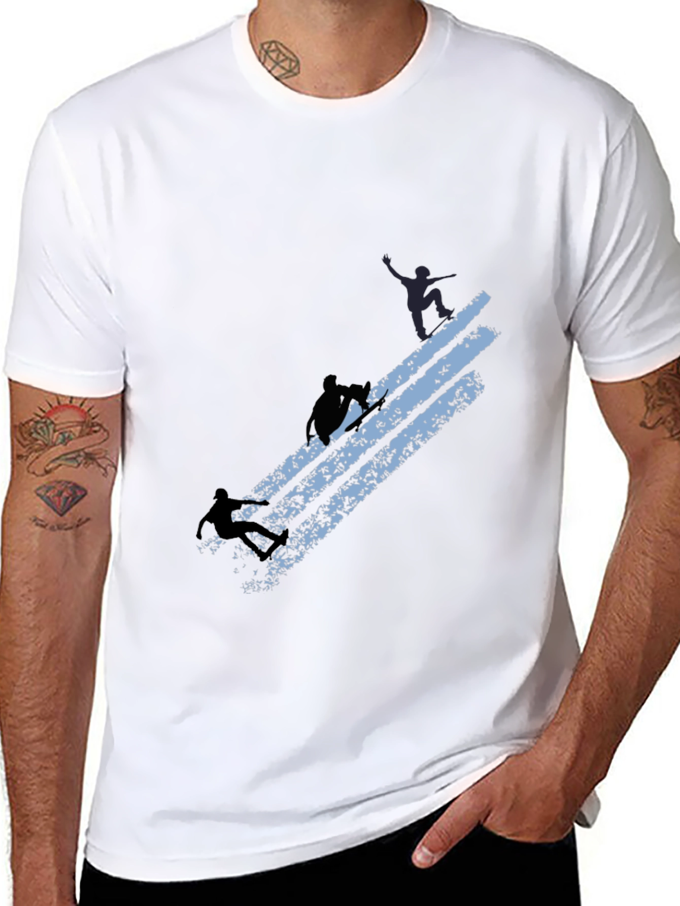 Climbing Crew Graphic Tee - Black