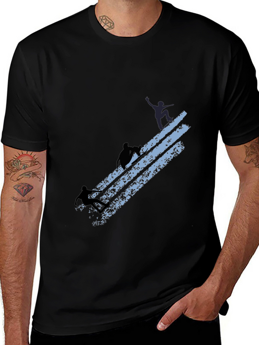 Climbing Crew Graphic Tee - Black