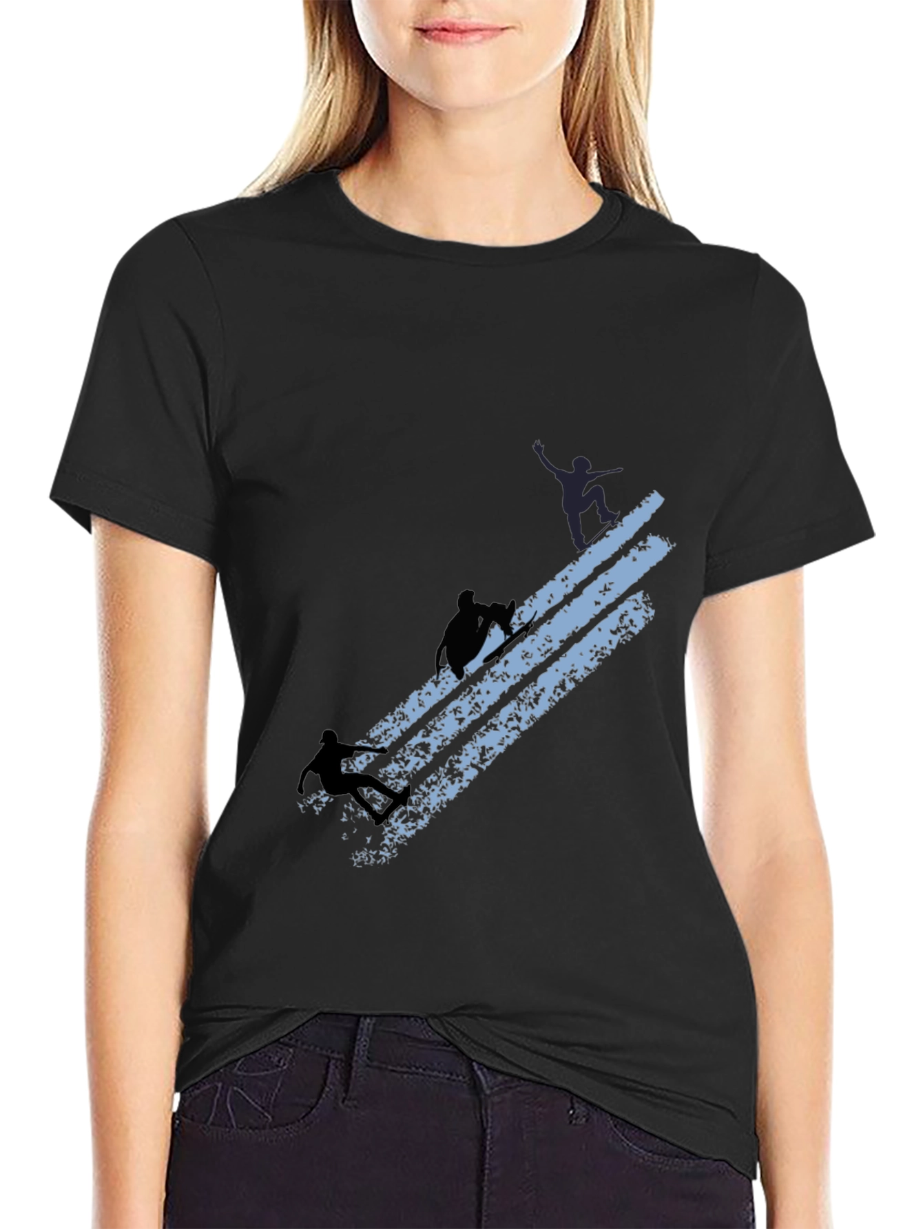 Climbing Crew Graphic Tee - Black