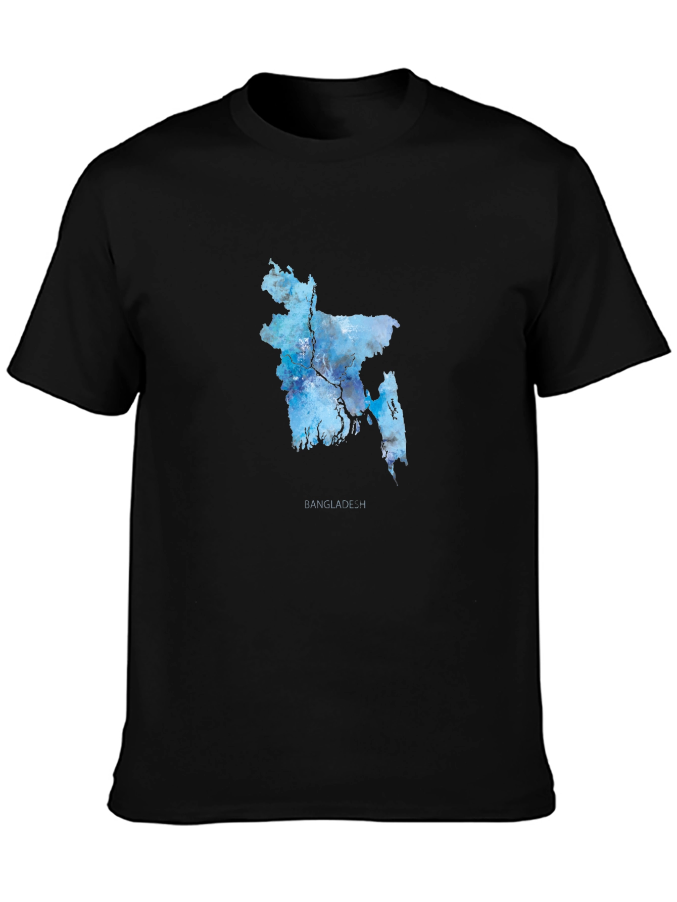 Bangladesh Map Watercolor T-Shirt