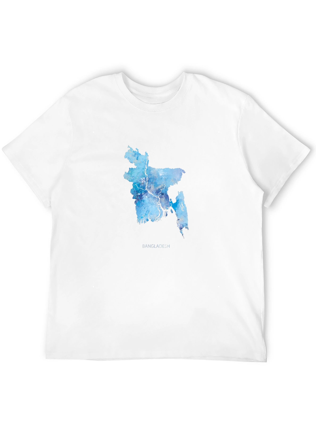 Bangladesh Map Watercolor T-Shirt