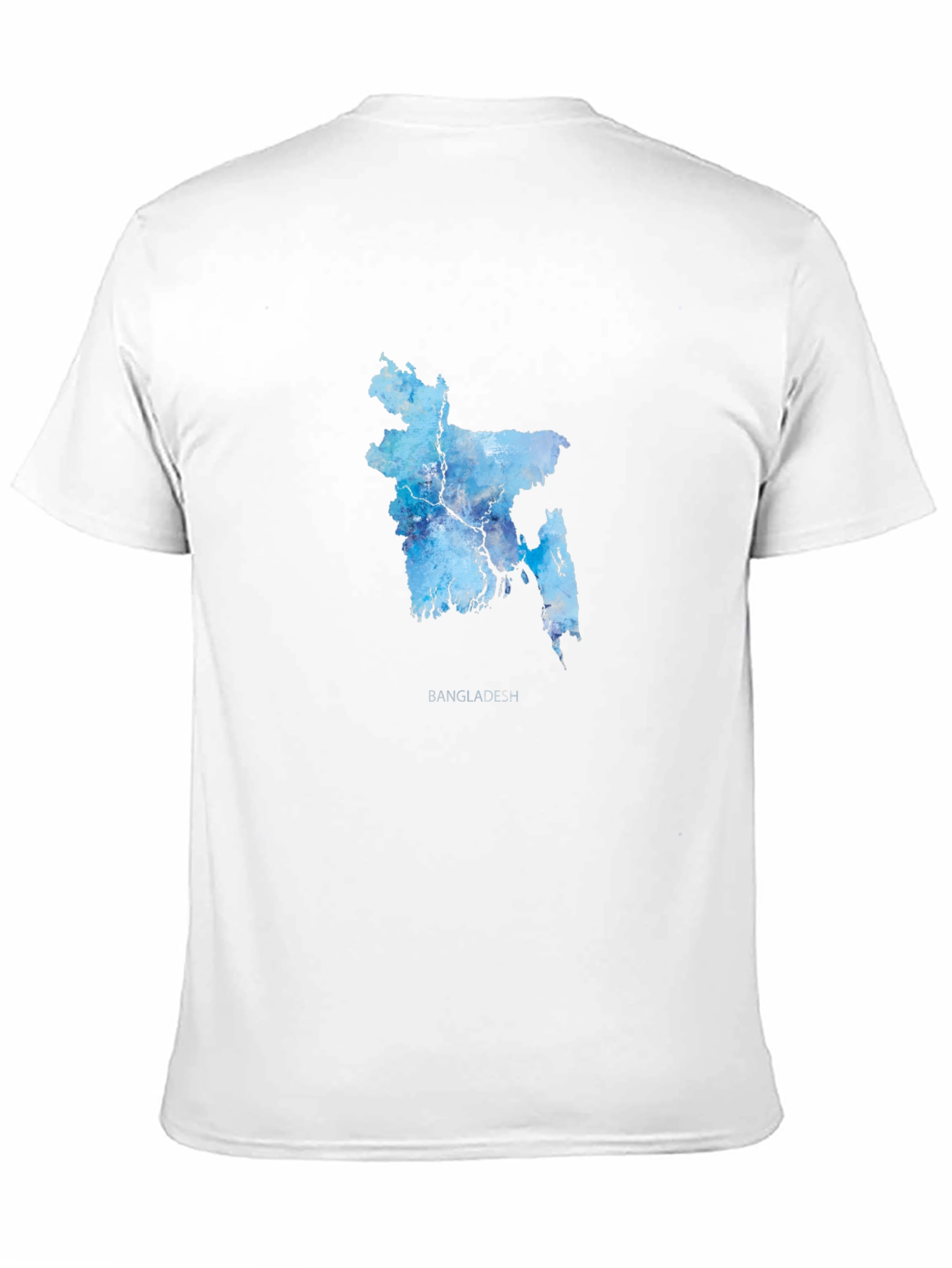 Bangladesh Map Watercolor T-Shirt