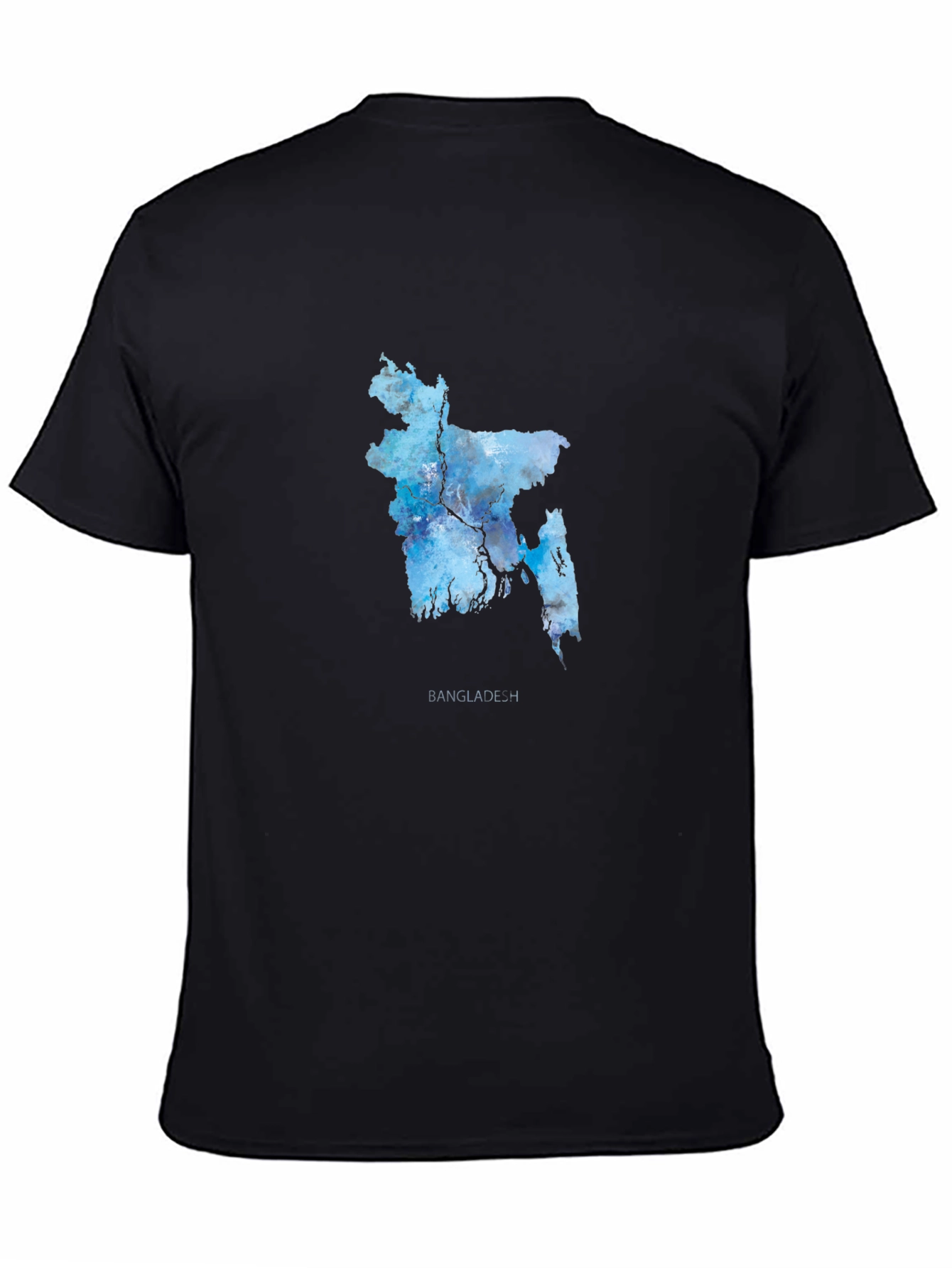 Bangladesh Map Watercolor T-Shirt