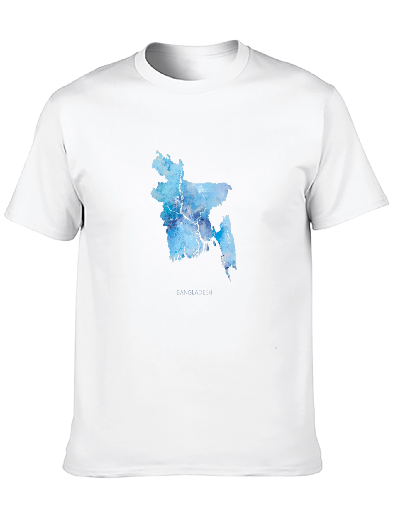 Bangladesh Map Watercolor T-Shirt