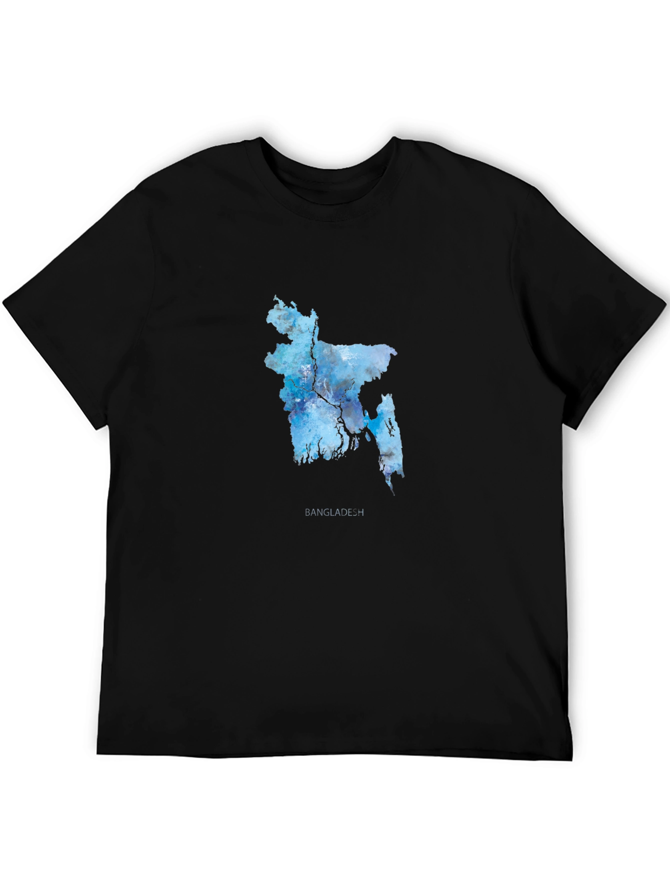 Bangladesh Map Watercolor T-Shirt