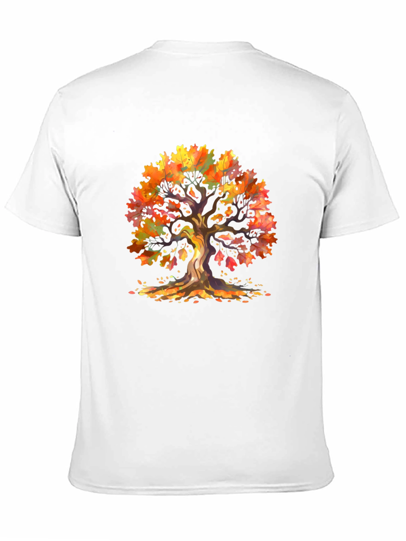 Autumn Tree Graphic Tee - Nature Inspired Shirt