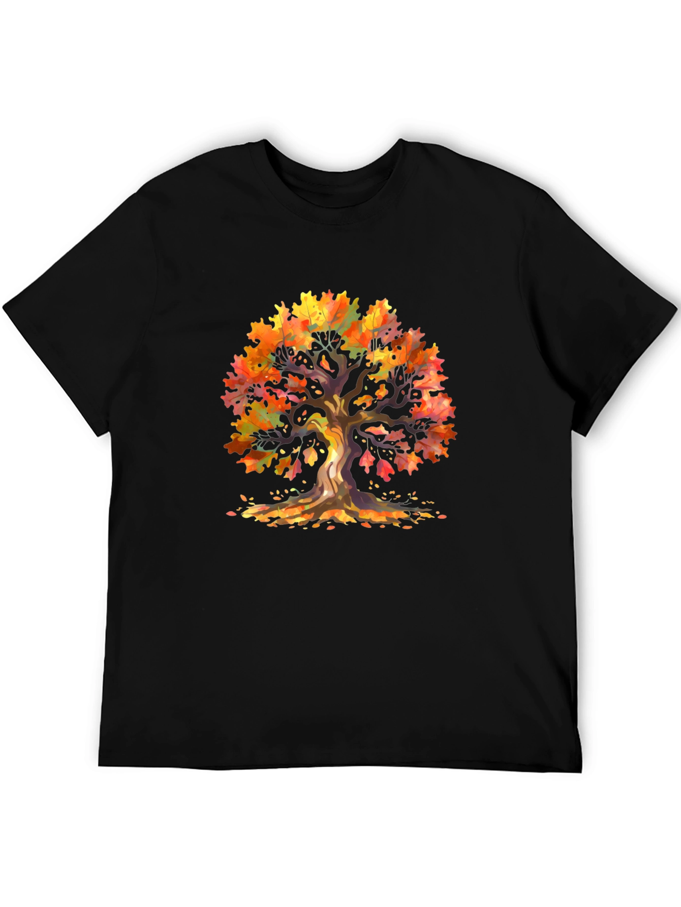 Autumn Tree Graphic Tee - Nature Inspired Shirt
