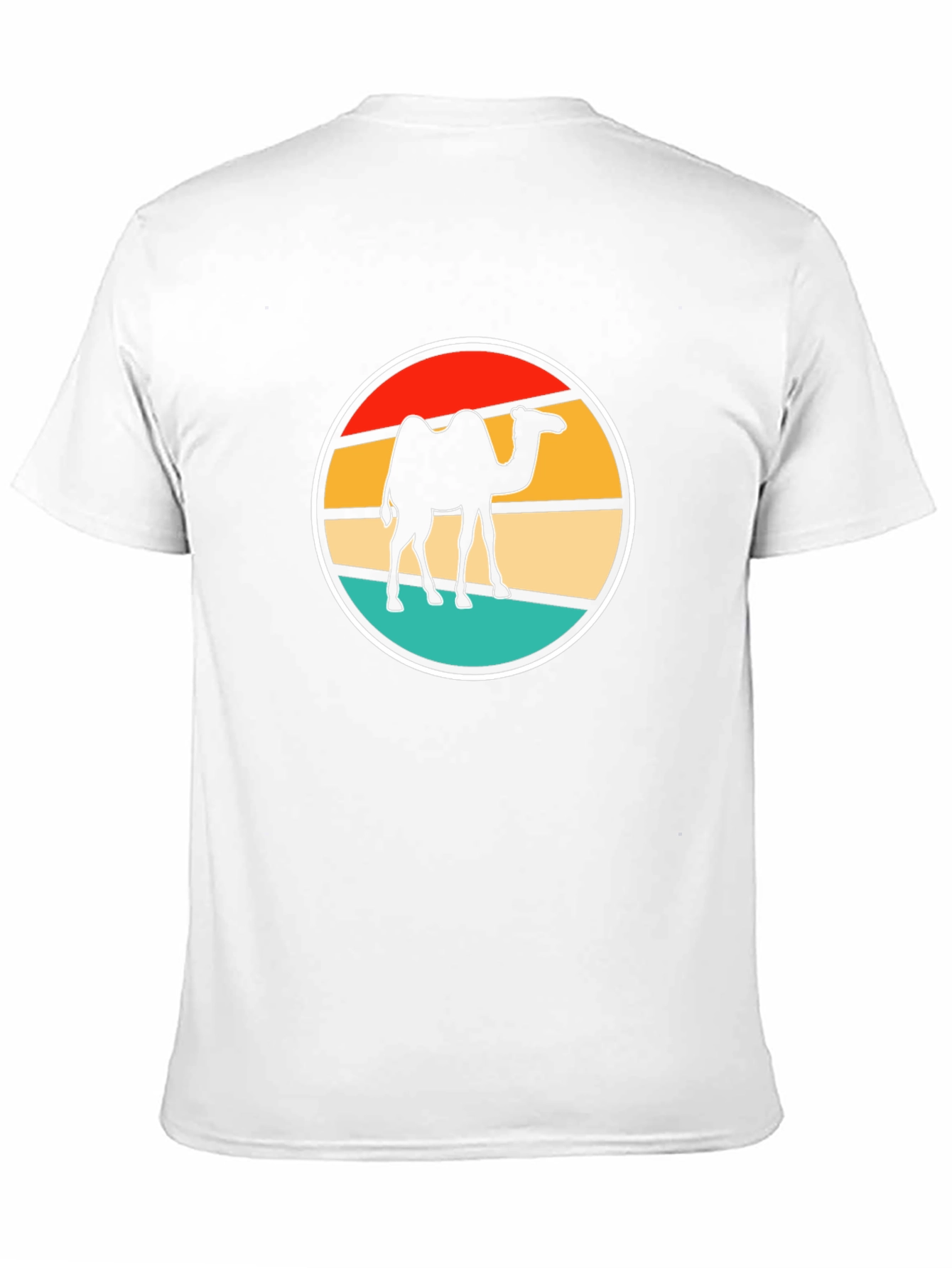 Retro Camel T-Shirt - Desert Vibes