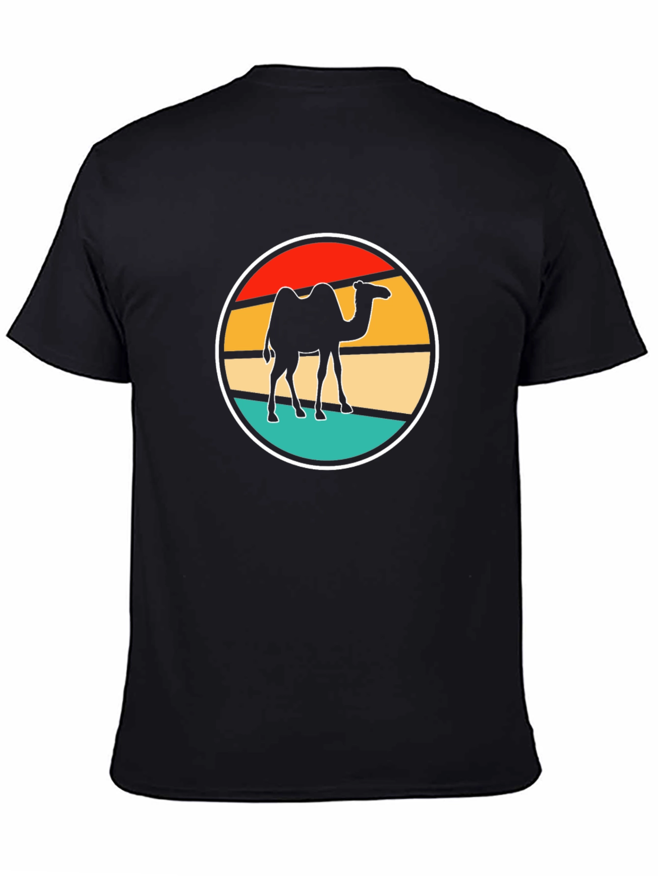 Retro Camel T-Shirt - Desert Vibes