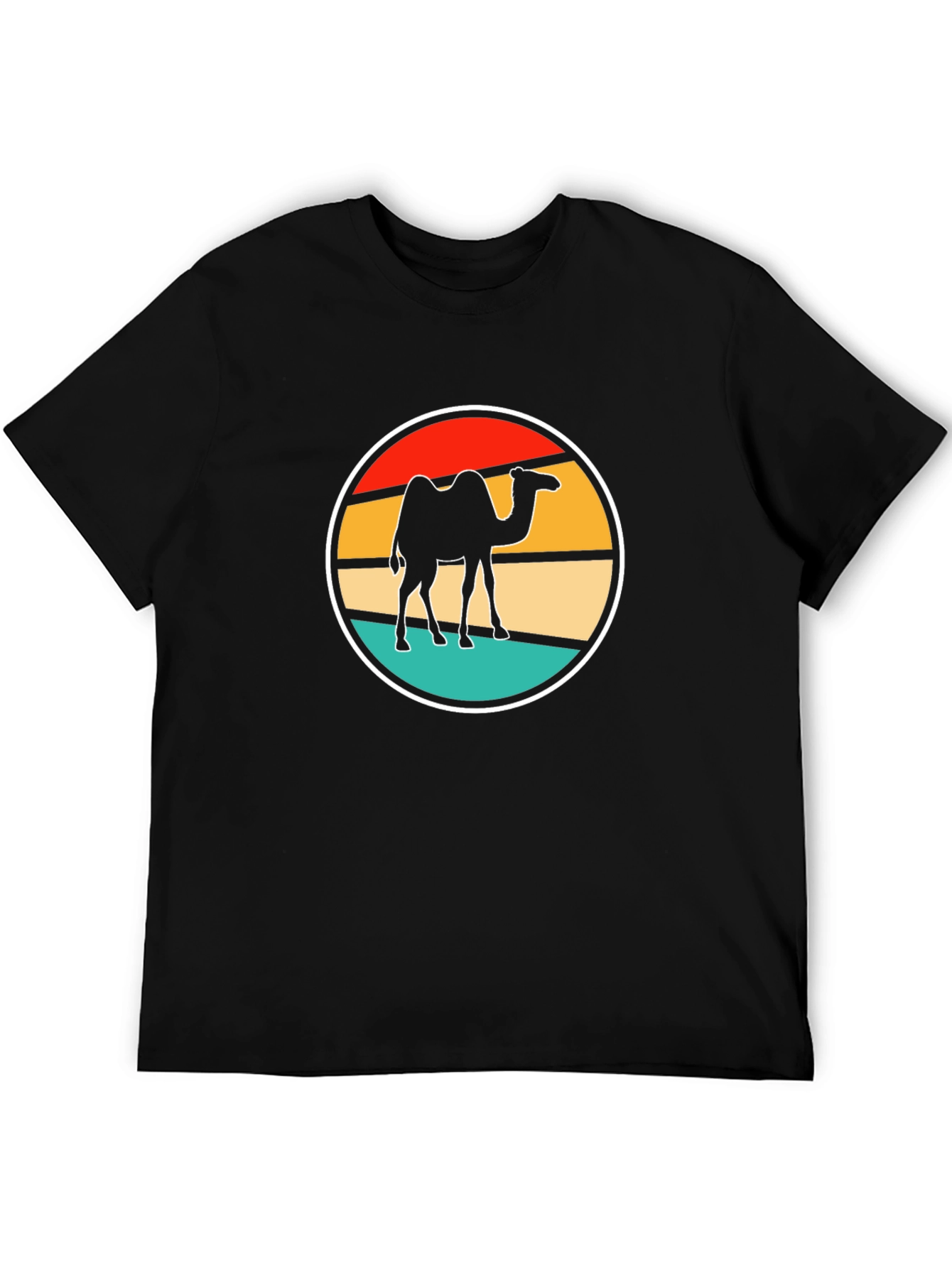 Retro Camel T-Shirt - Desert Vibes