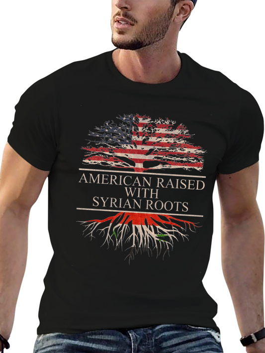American Raised Syrian Roots T-Shirt