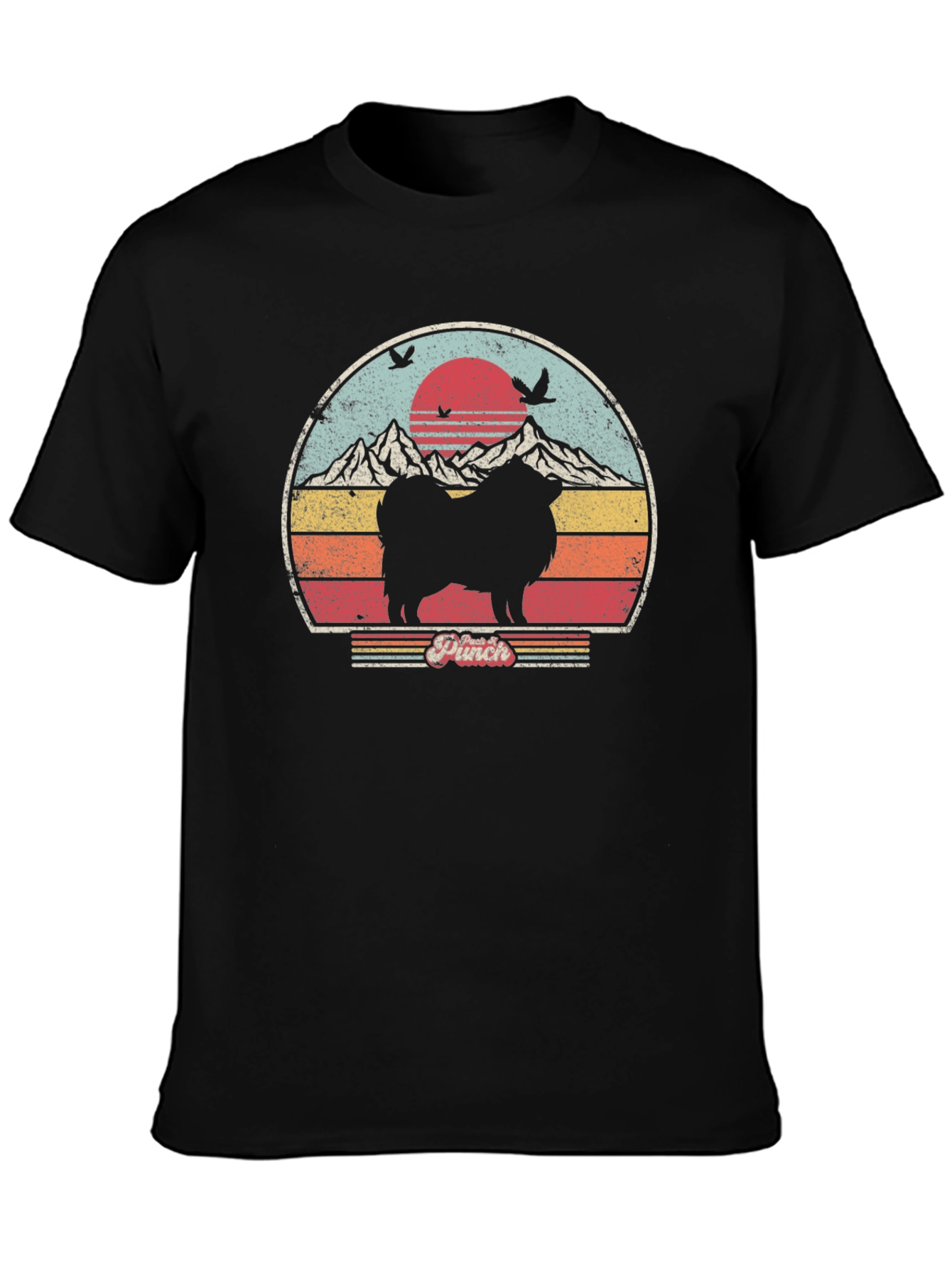 Retro Spitz Silhouette T-Shirt