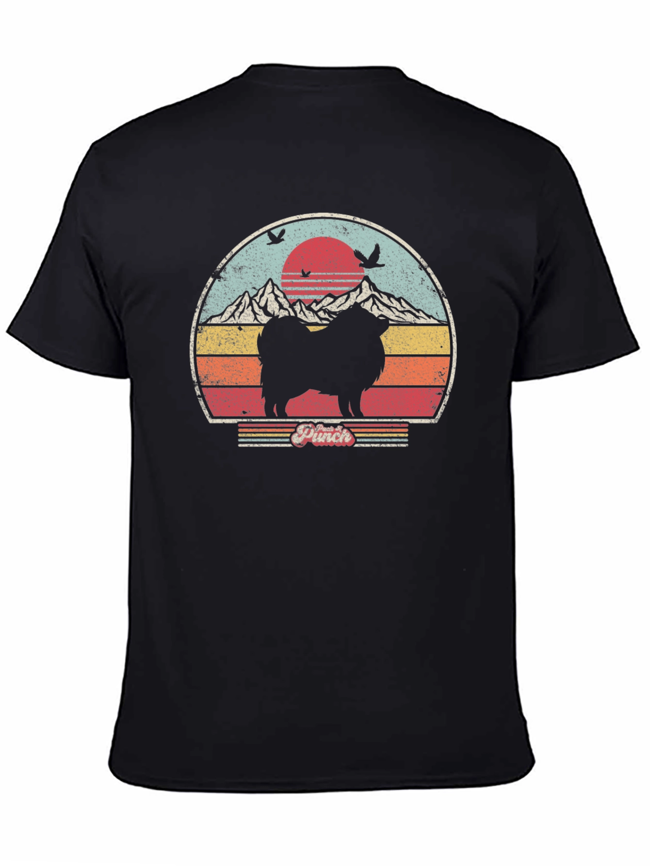 Retro Spitz Silhouette T-Shirt