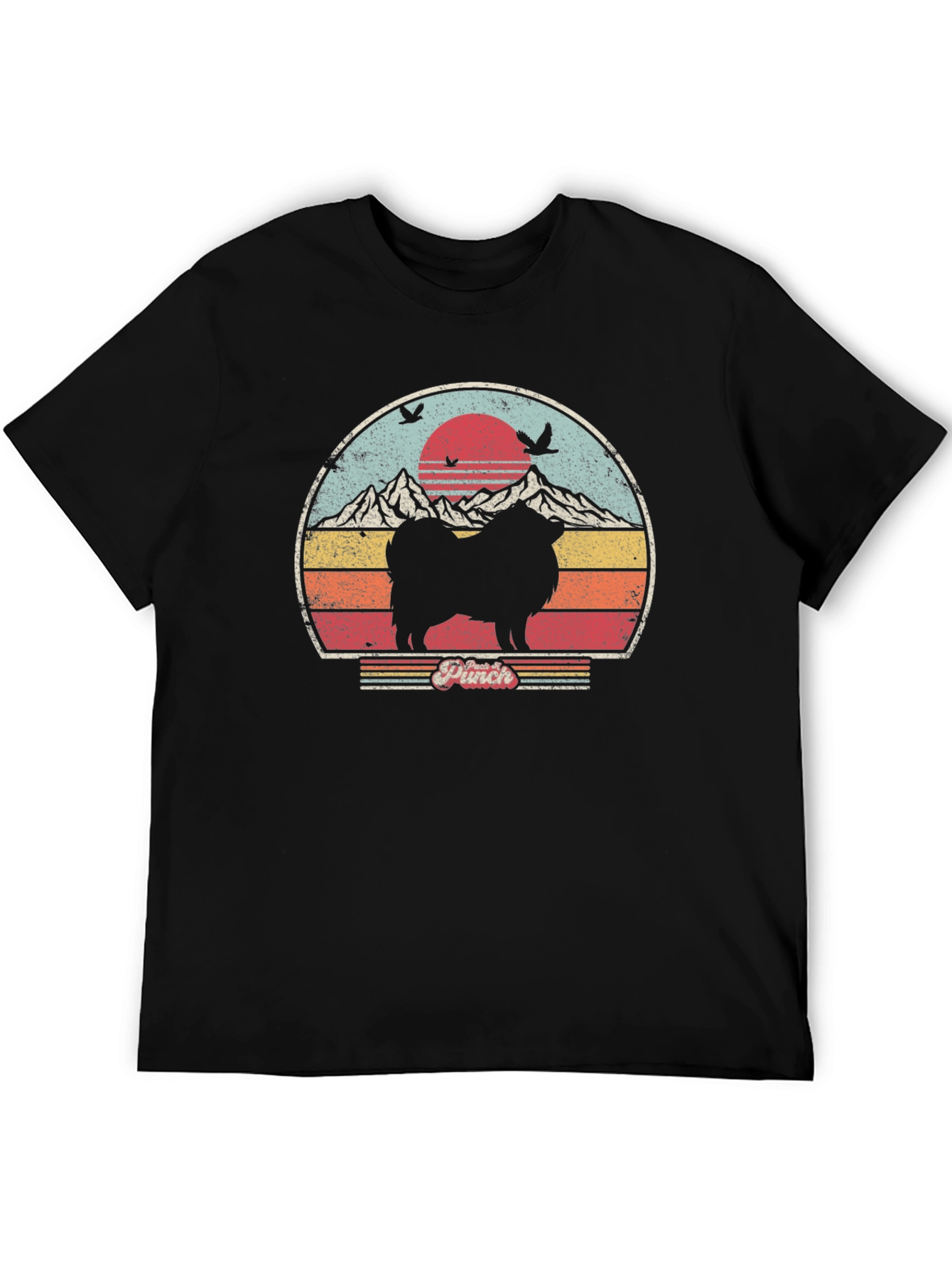 Retro Spitz Silhouette T-Shirt