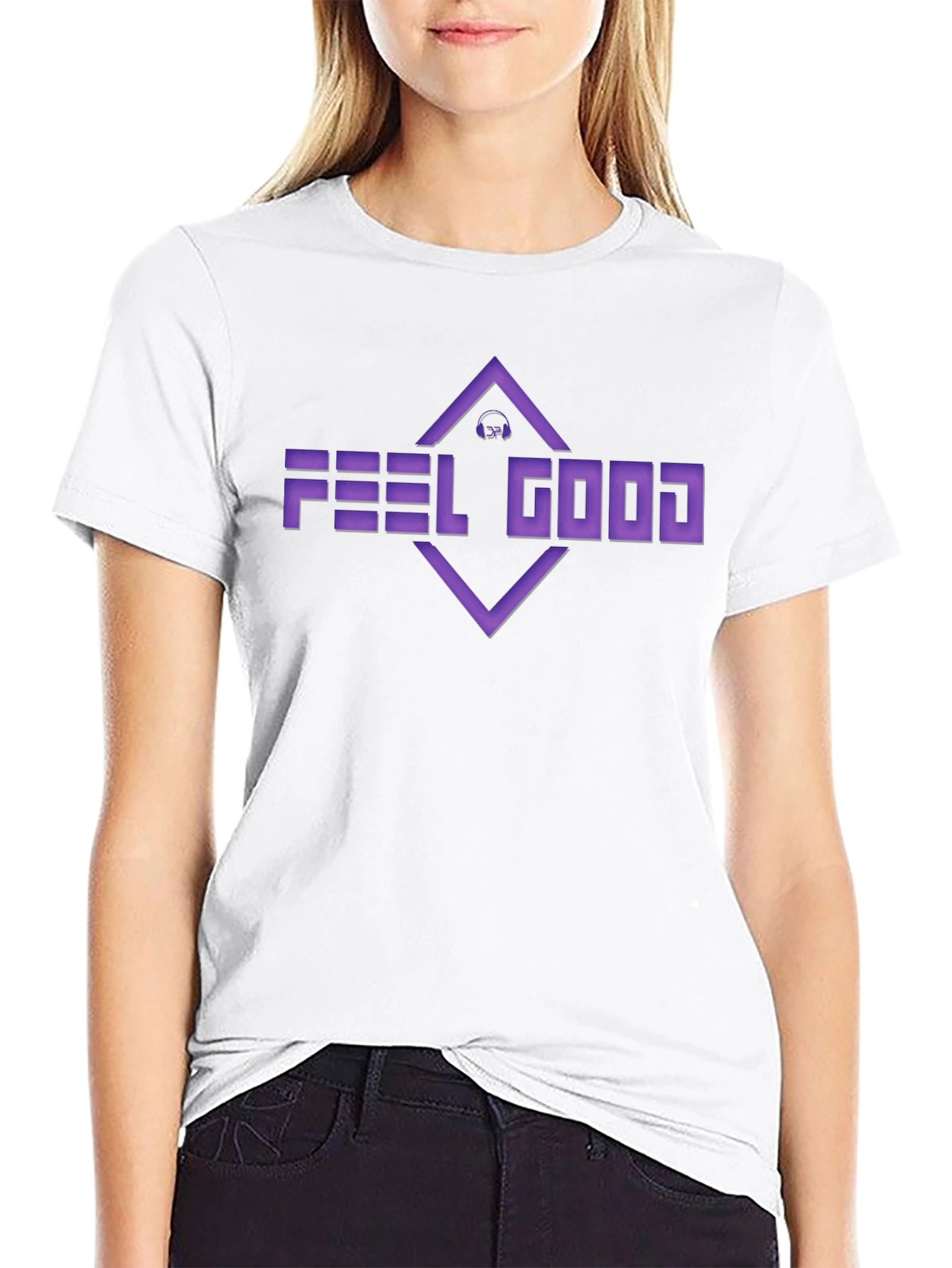 Feel Good Graphic Tee - Black