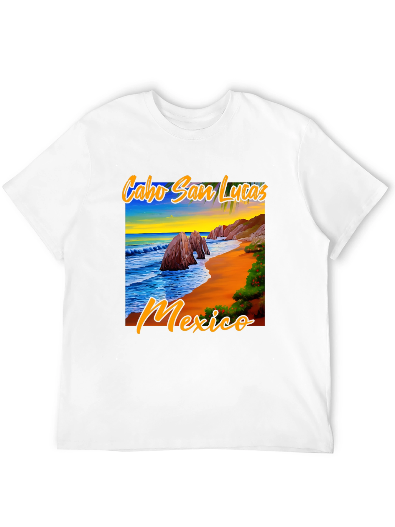 Cabo San Lucas Mexico Graphic Tee - Black