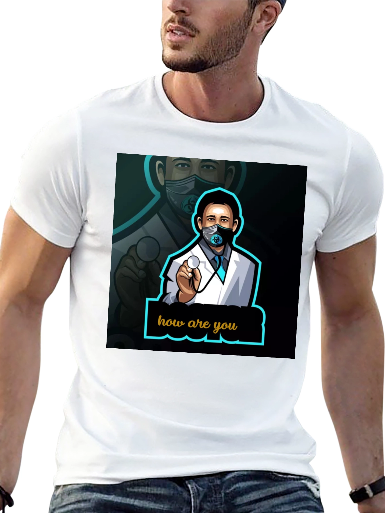 Doctor Cartoon Graphic Tee - How Are You?