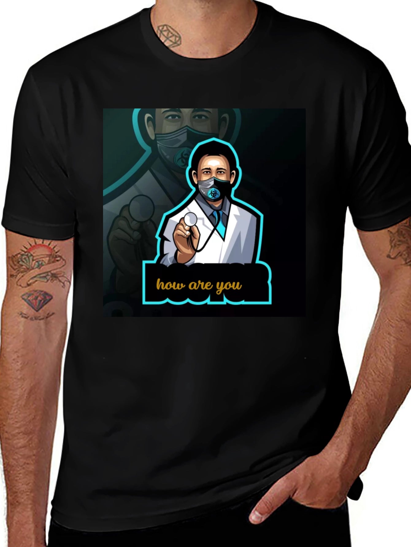 Doctor Cartoon Graphic Tee - How Are You?