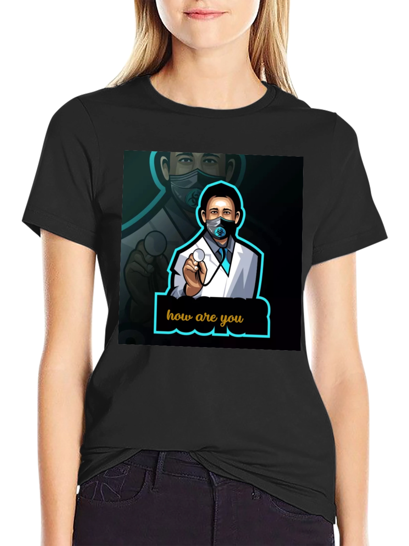Doctor Cartoon Graphic Tee - How Are You?