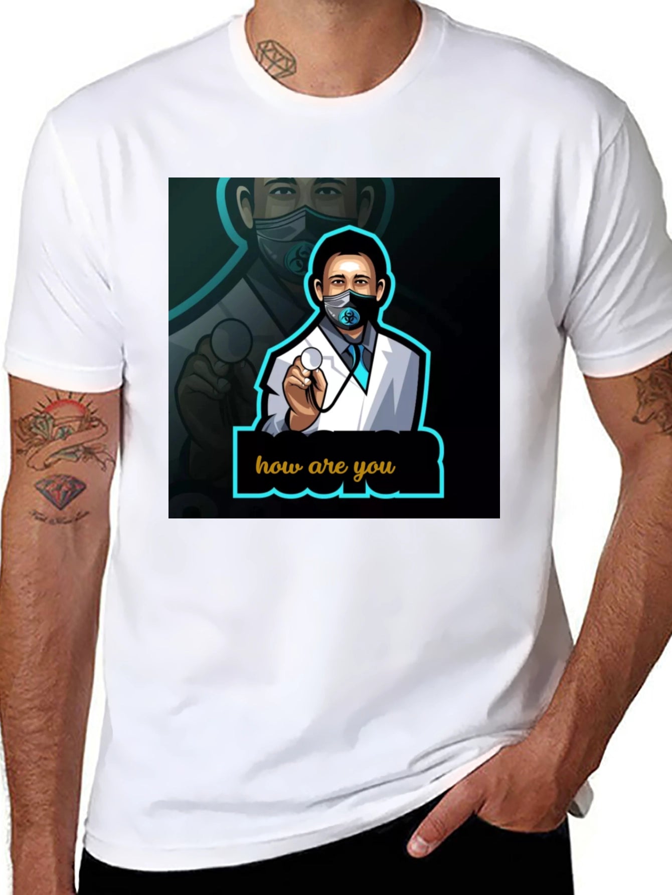 Doctor Cartoon Graphic Tee - How Are You?