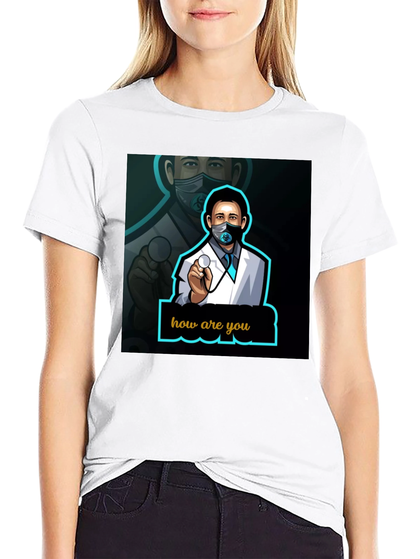 Doctor Cartoon Graphic Tee - How Are You?