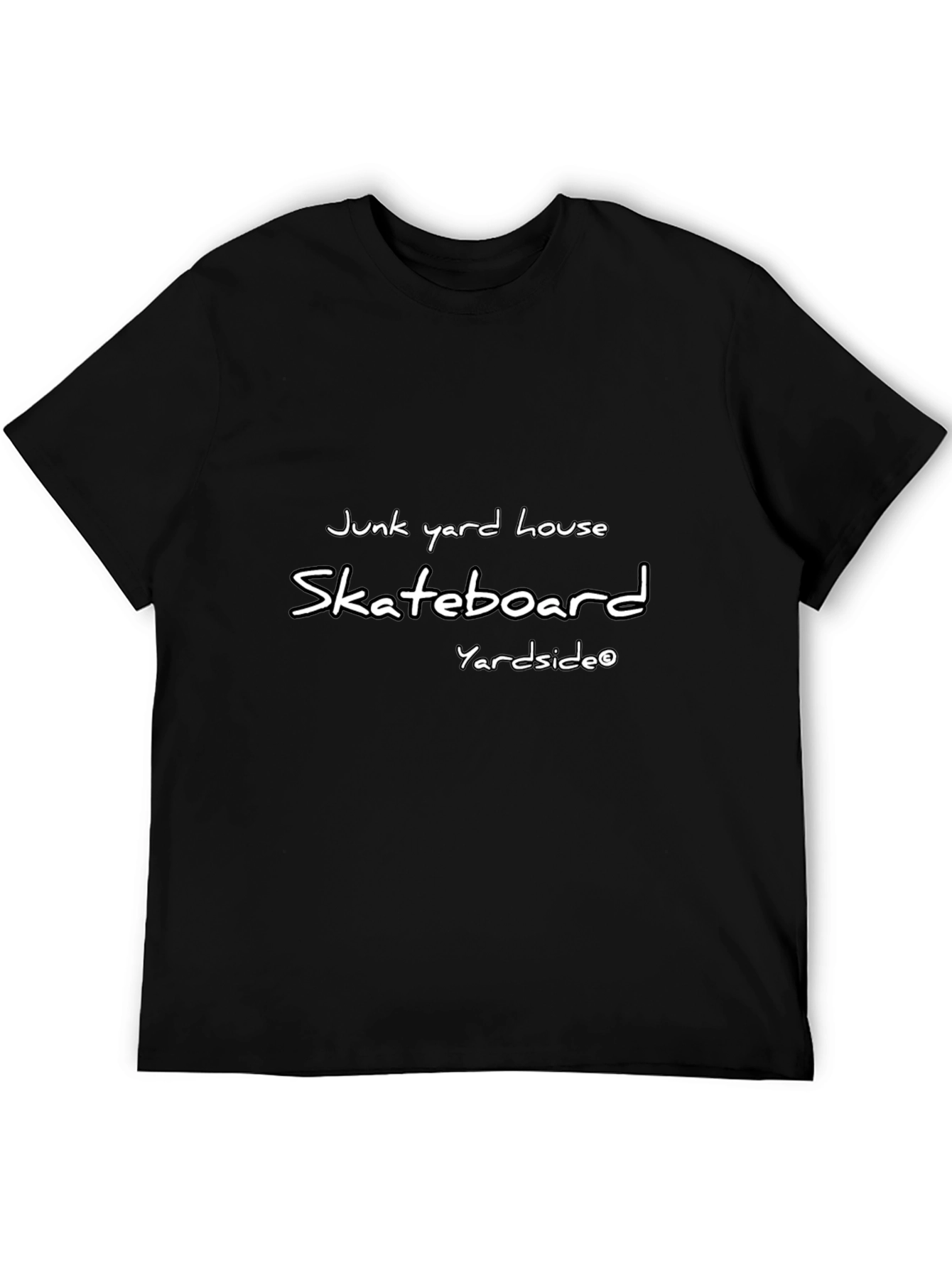Junk Yard House Skateboard Graphic Tee - Black