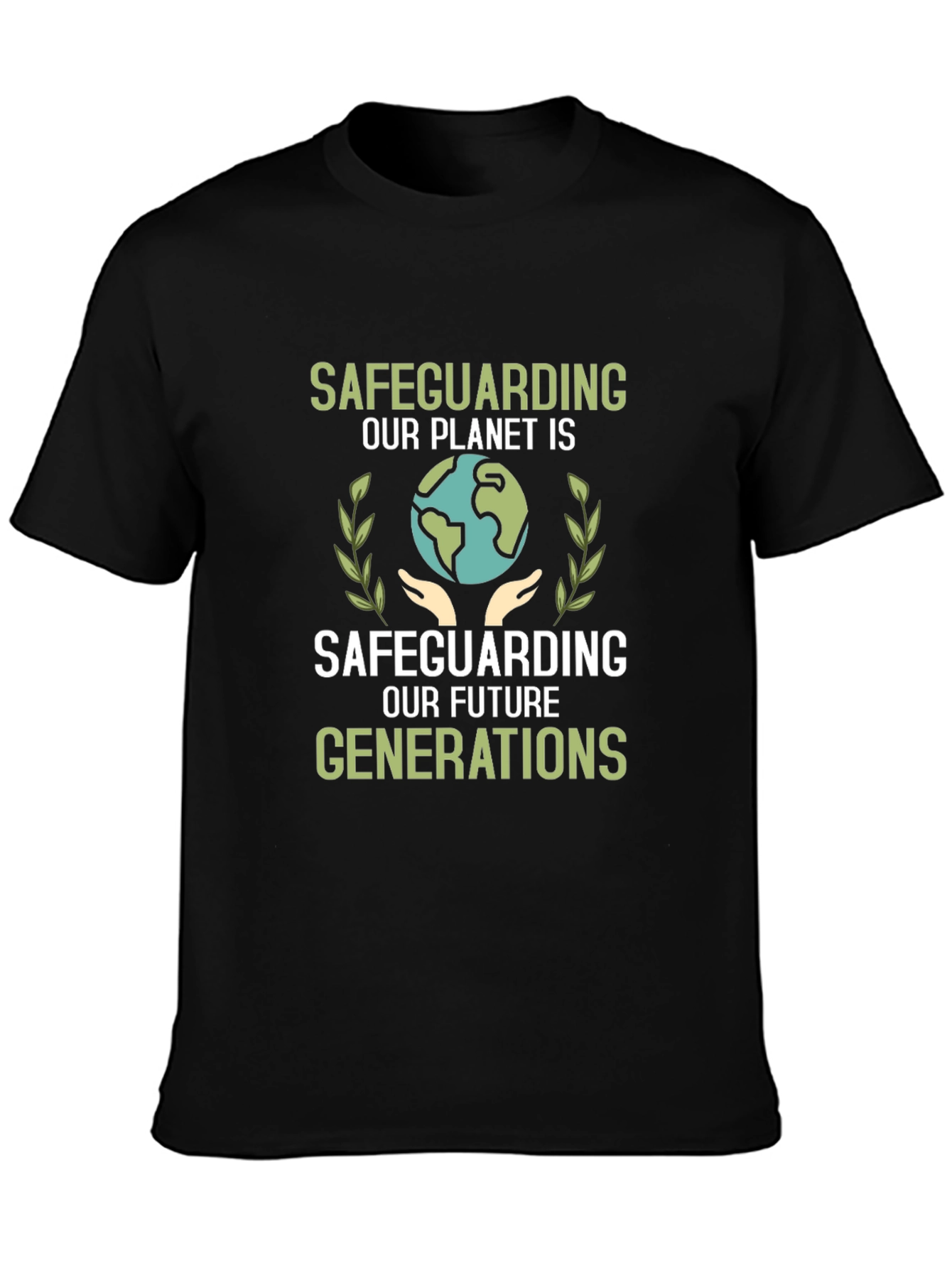 Eco-Friendly Safeguarding Planet Graphic Tee