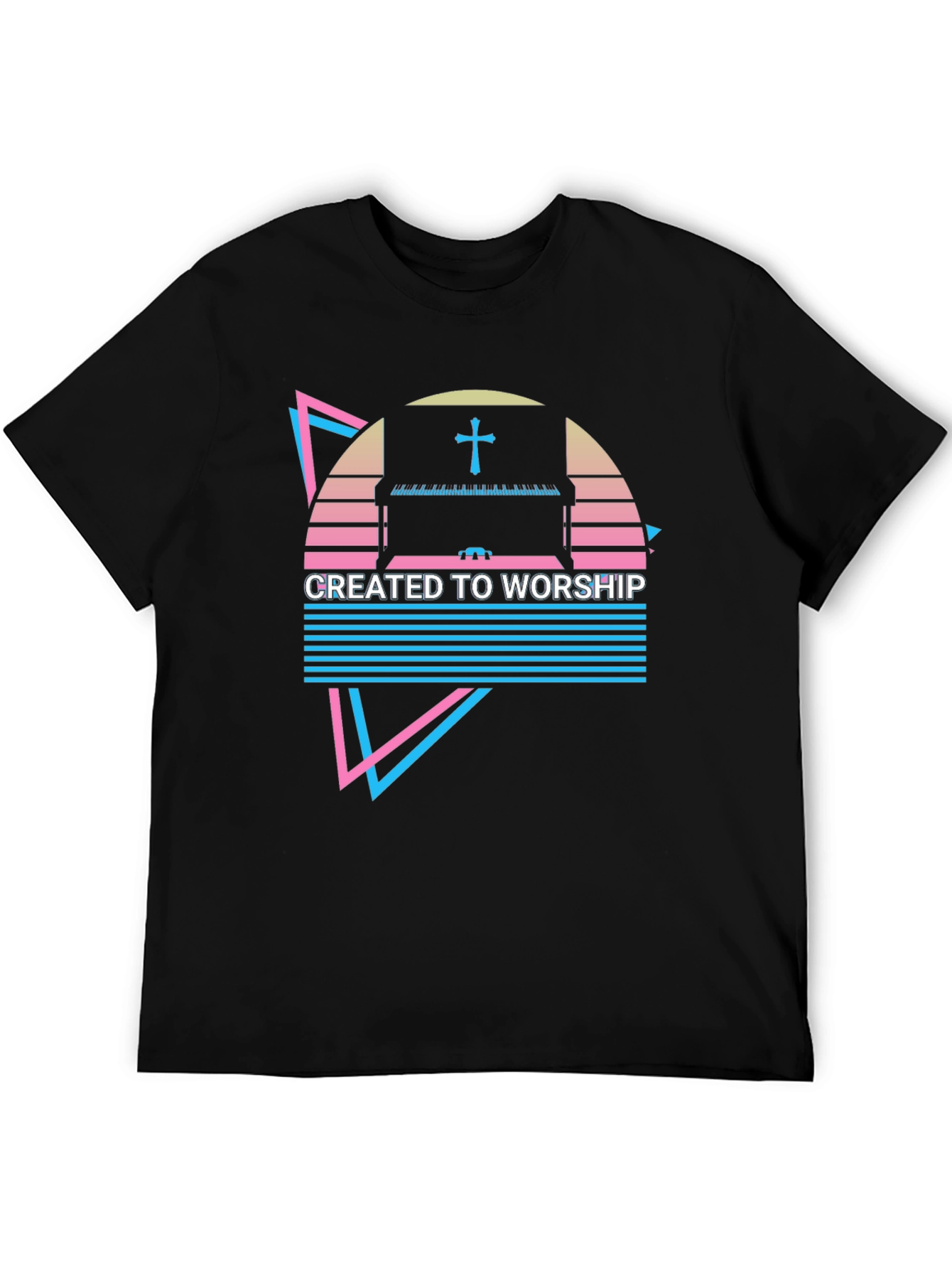 Created to Worship Piano Graphic Tee