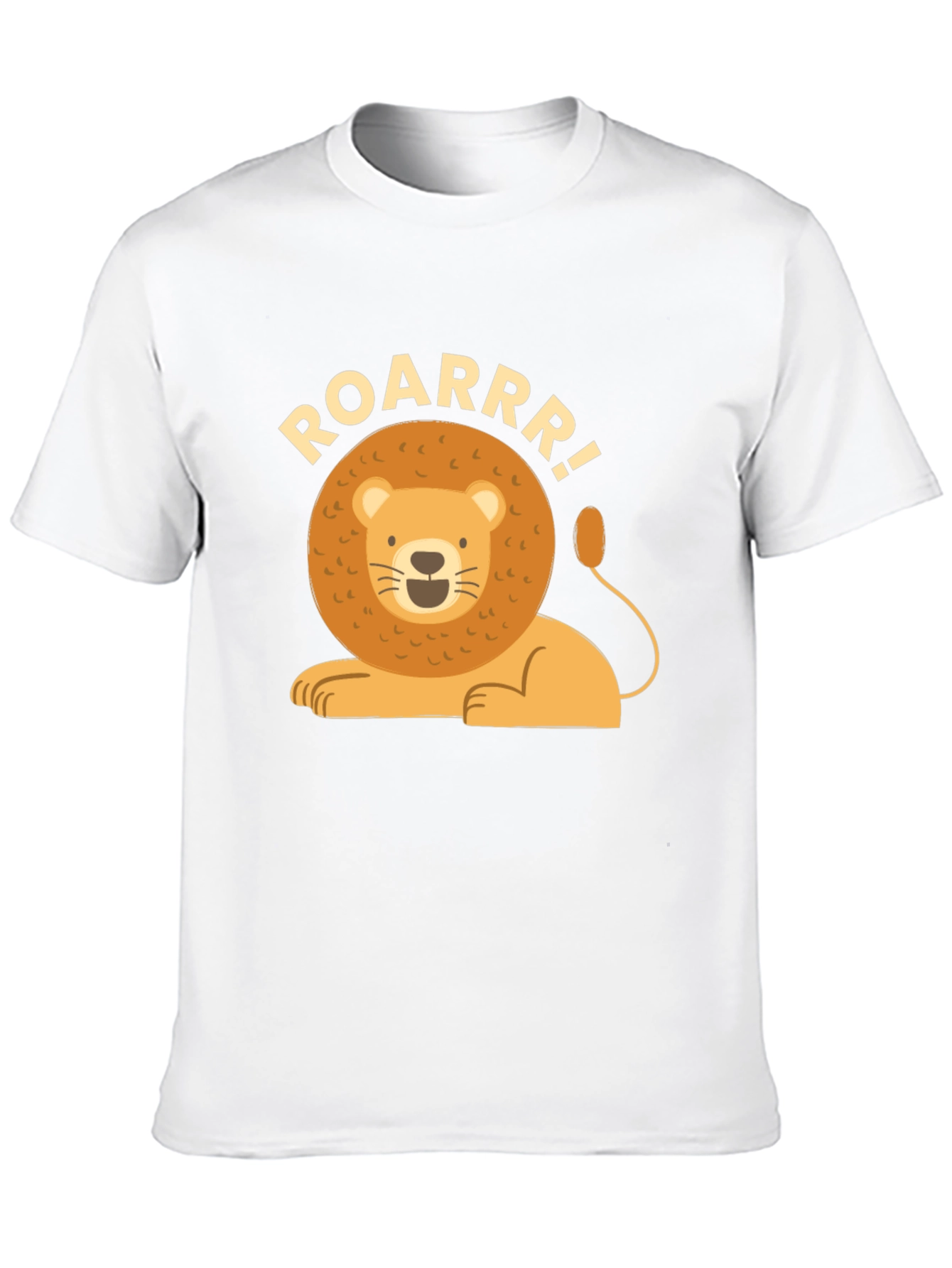 Roar! Lion Graphic Tee - Stylish Black T-Shirt
