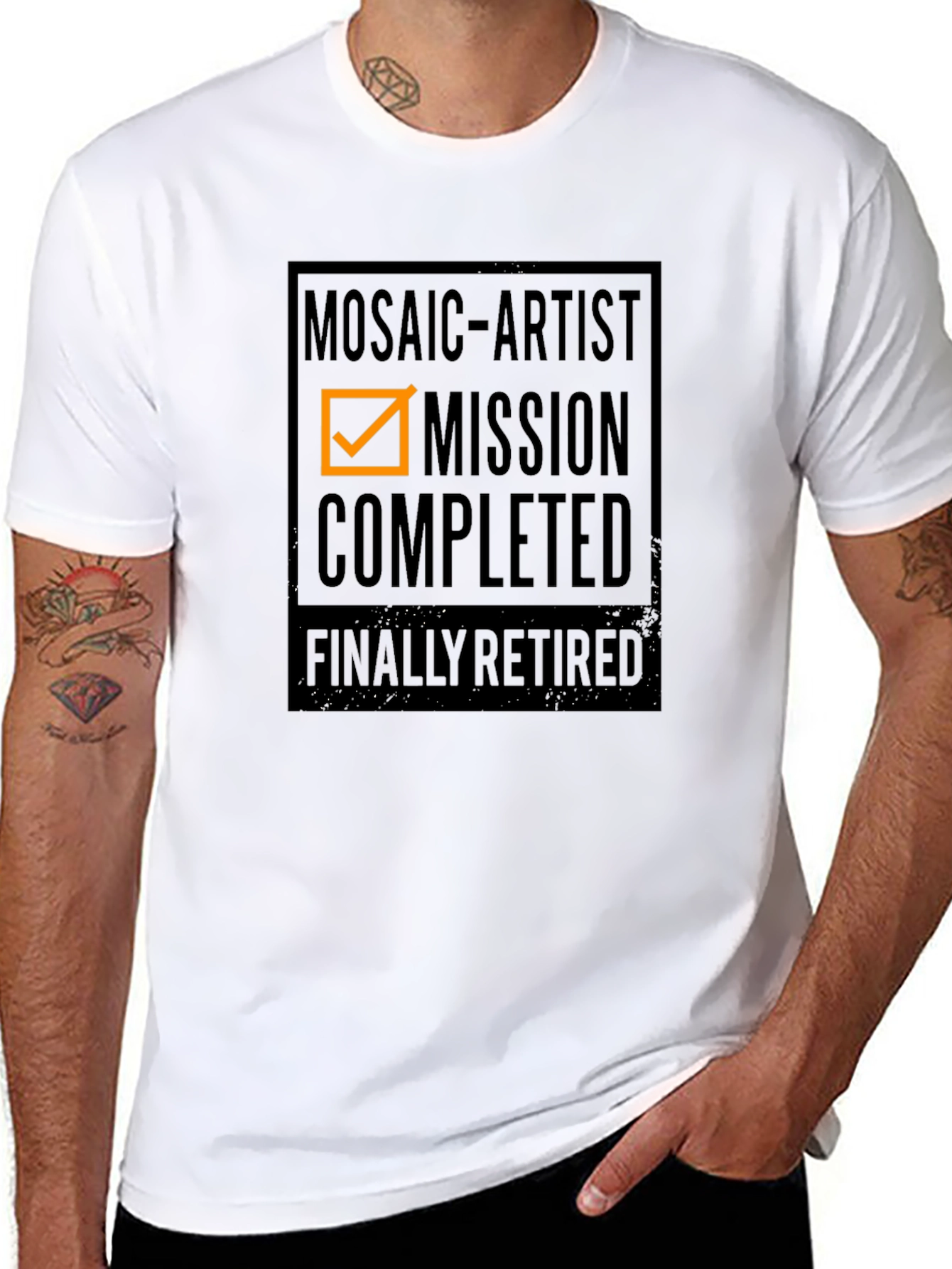 Mosaic Artist Mission Completed Retired T-Shirt