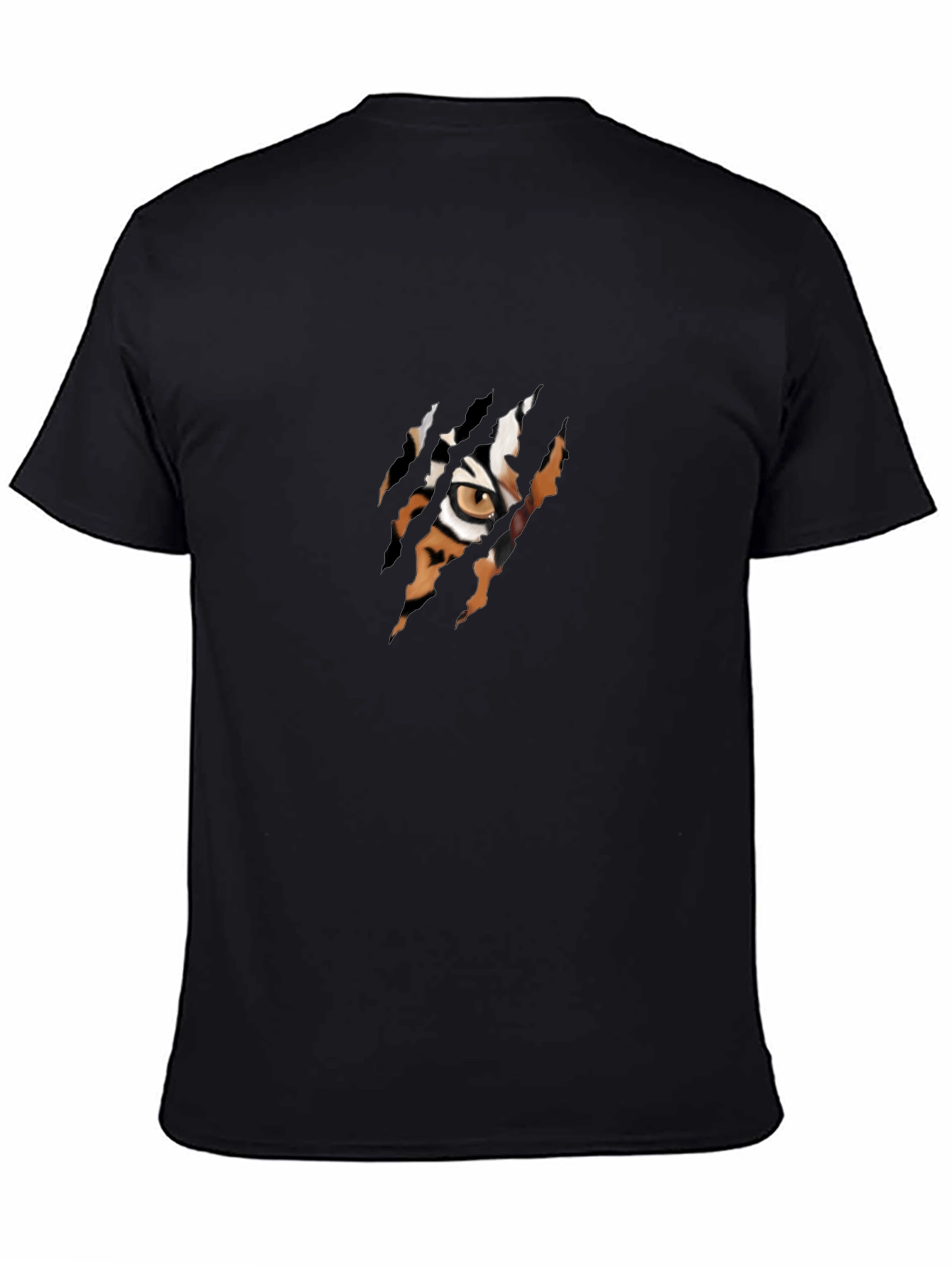 Tiger Eye Claw Rip T-Shirt - Unique Graphic Tee