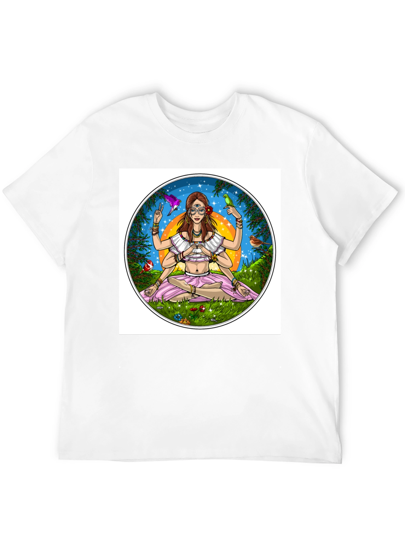 Third Eye Chakra T-Shirt - Black Cotton Tee