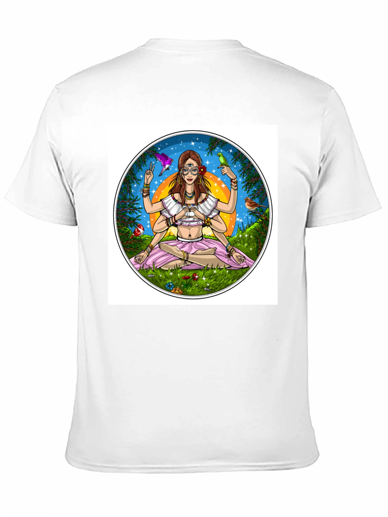 Third Eye Chakra T-Shirt - Black Cotton Tee