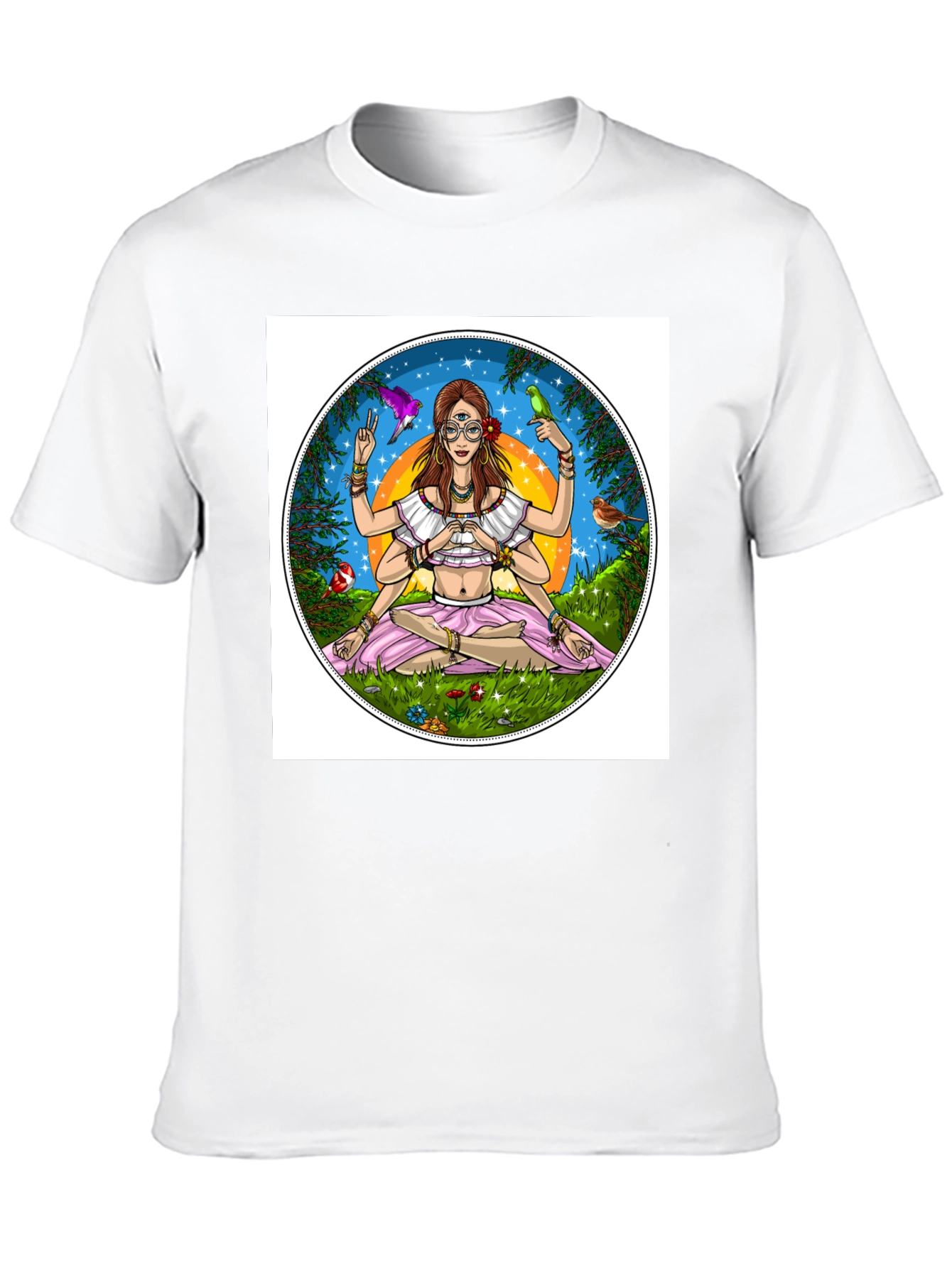 Third Eye Chakra T-Shirt - Black Cotton Tee