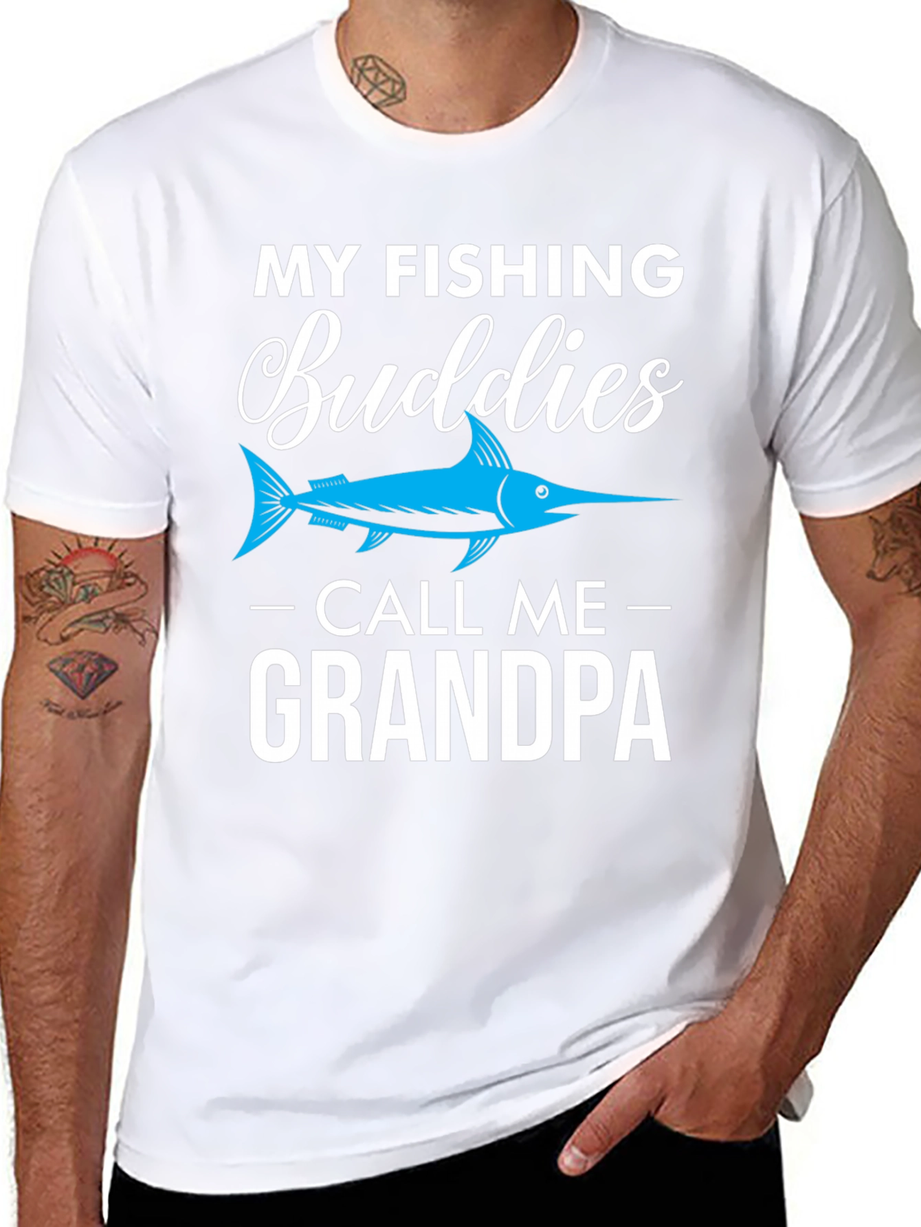 My Fishing Buddies Call Me Grandpa T-Shirt