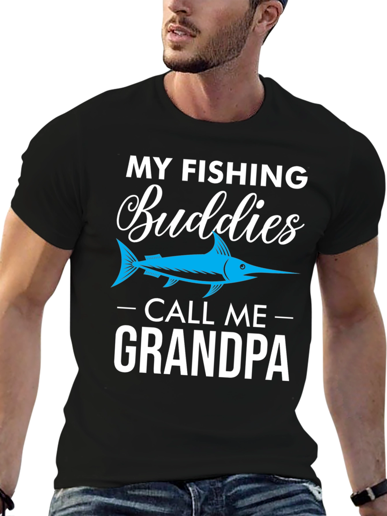 My Fishing Buddies Call Me Grandpa T-Shirt