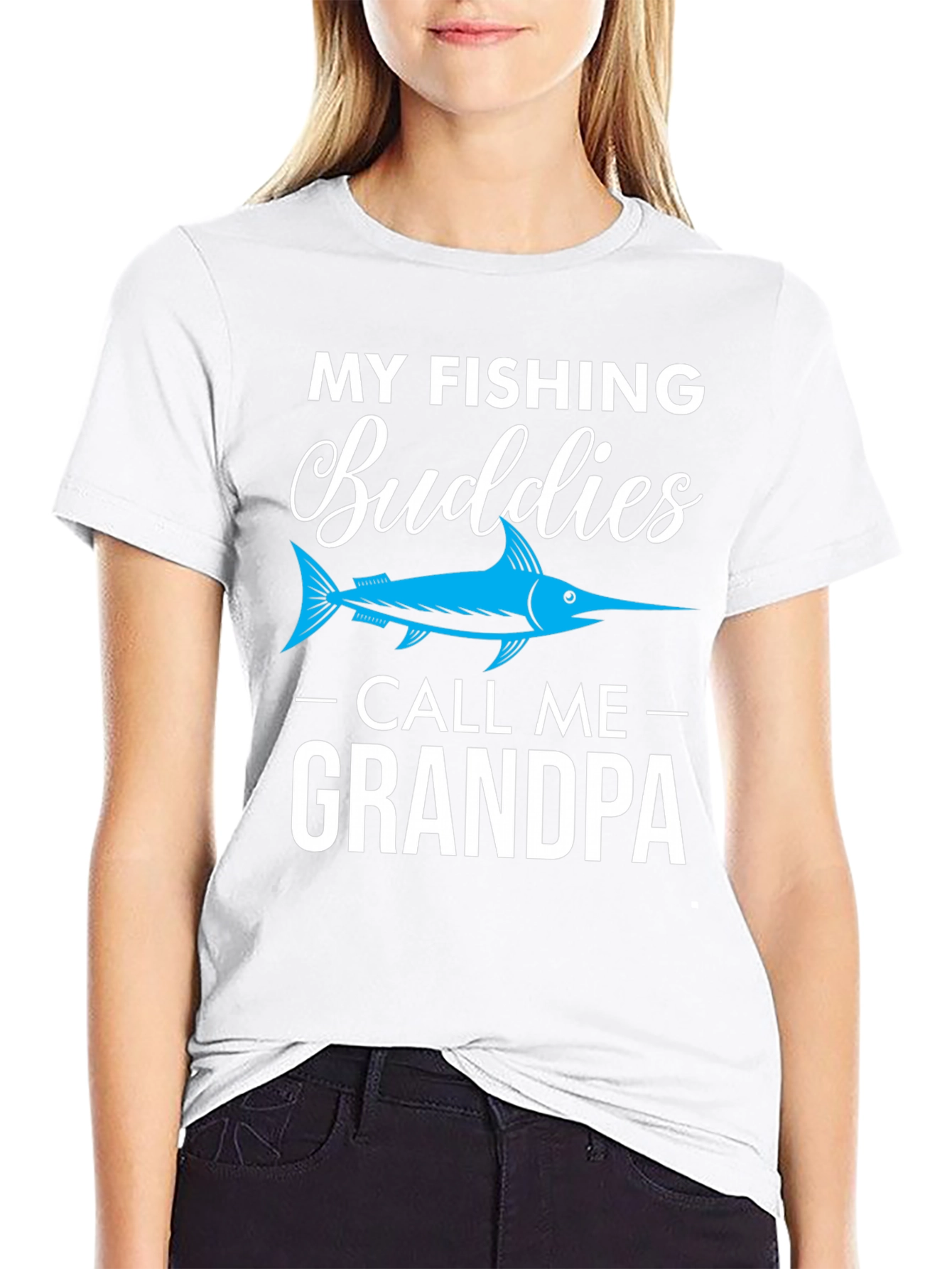 My Fishing Buddies Call Me Grandpa T-Shirt