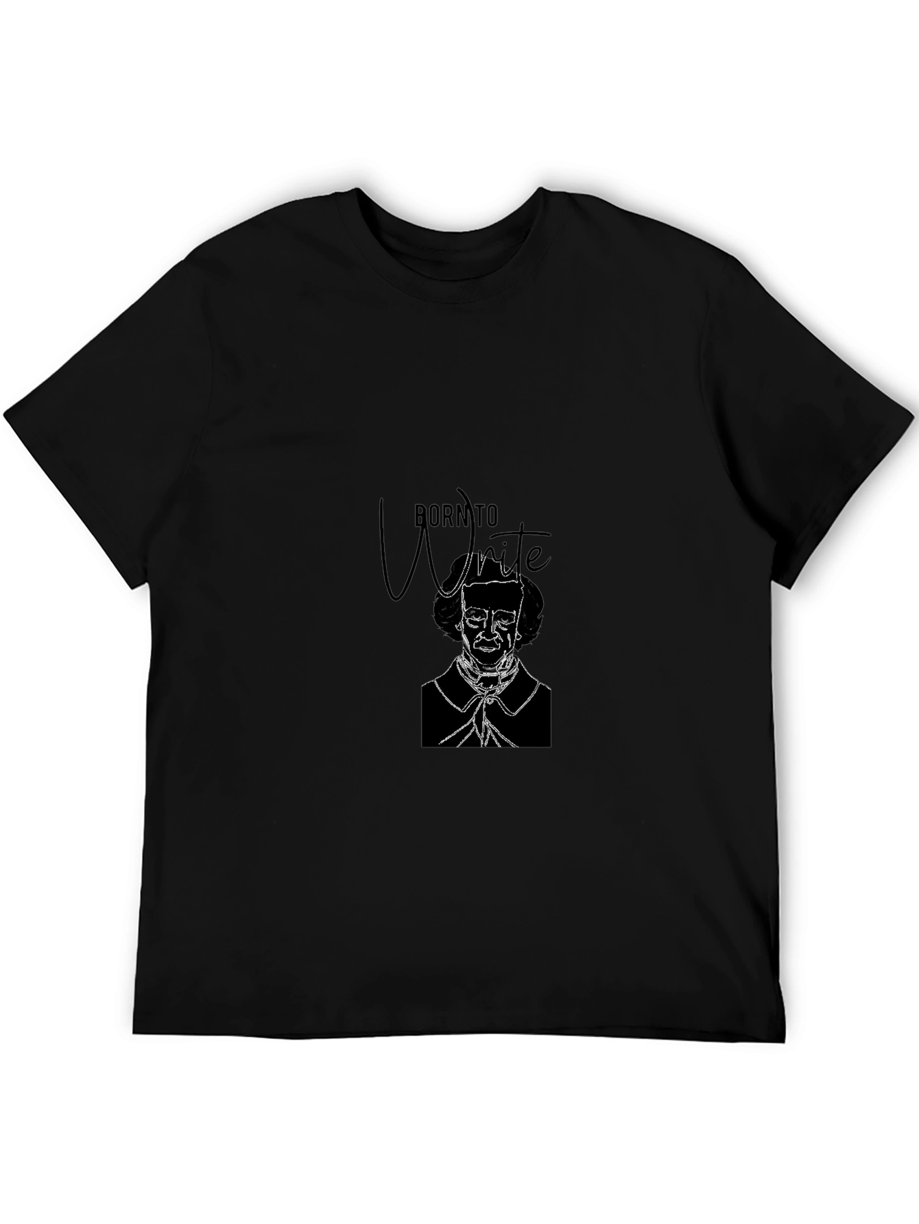 Born to Write Graphic T-Shirt - Black