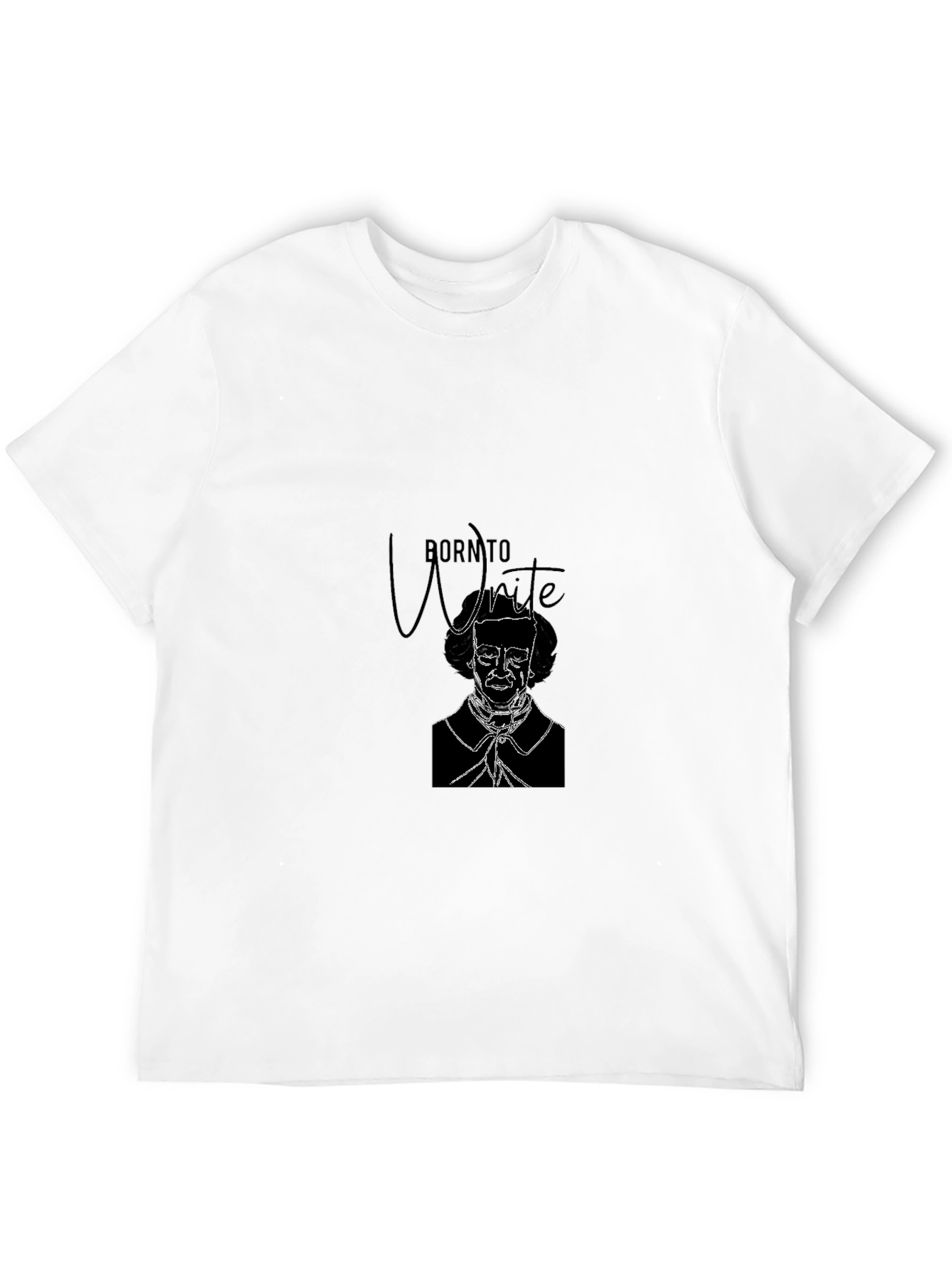 Born to Write Graphic T-Shirt - Black