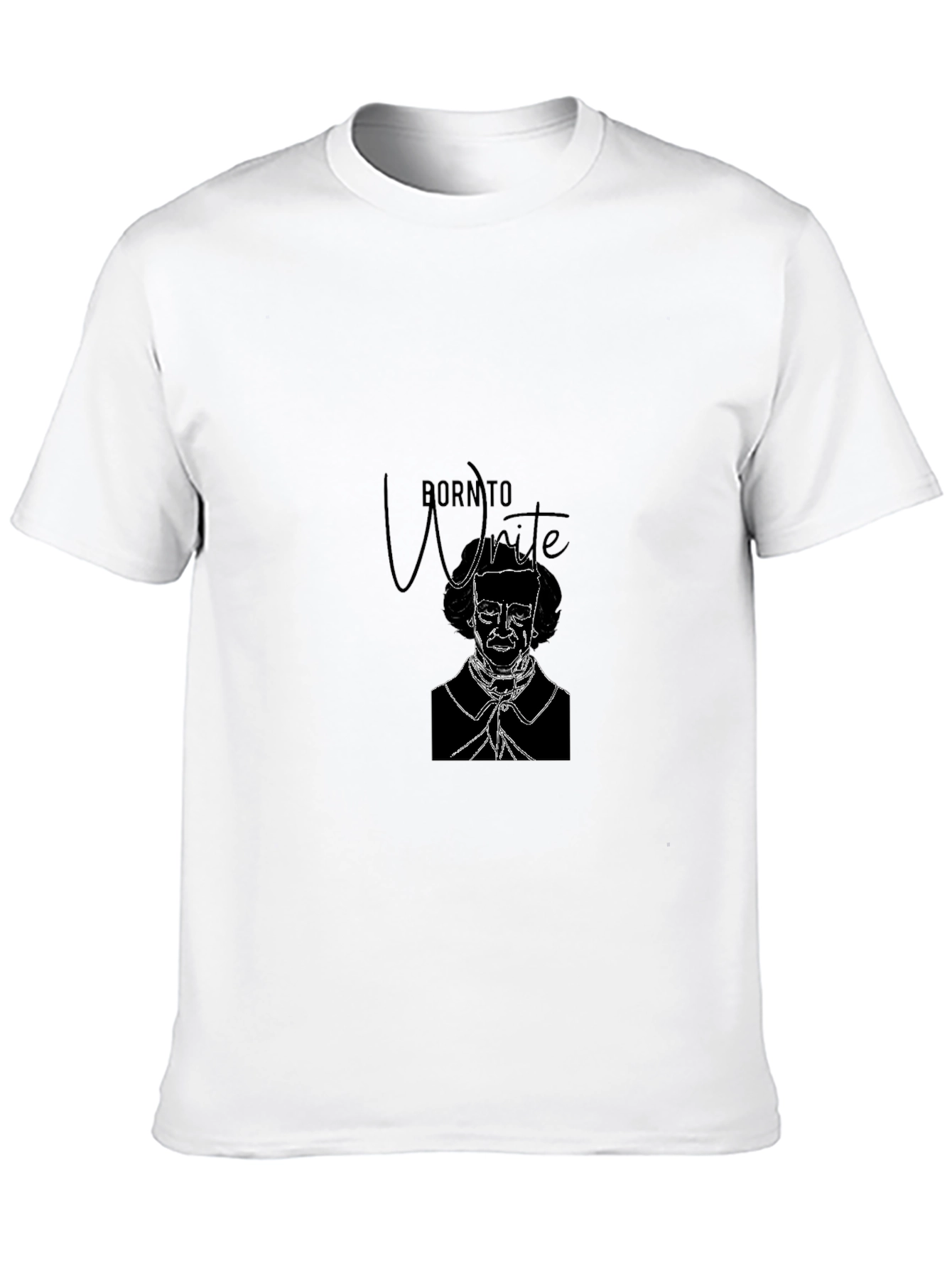 Born to Write Graphic T-Shirt - Black