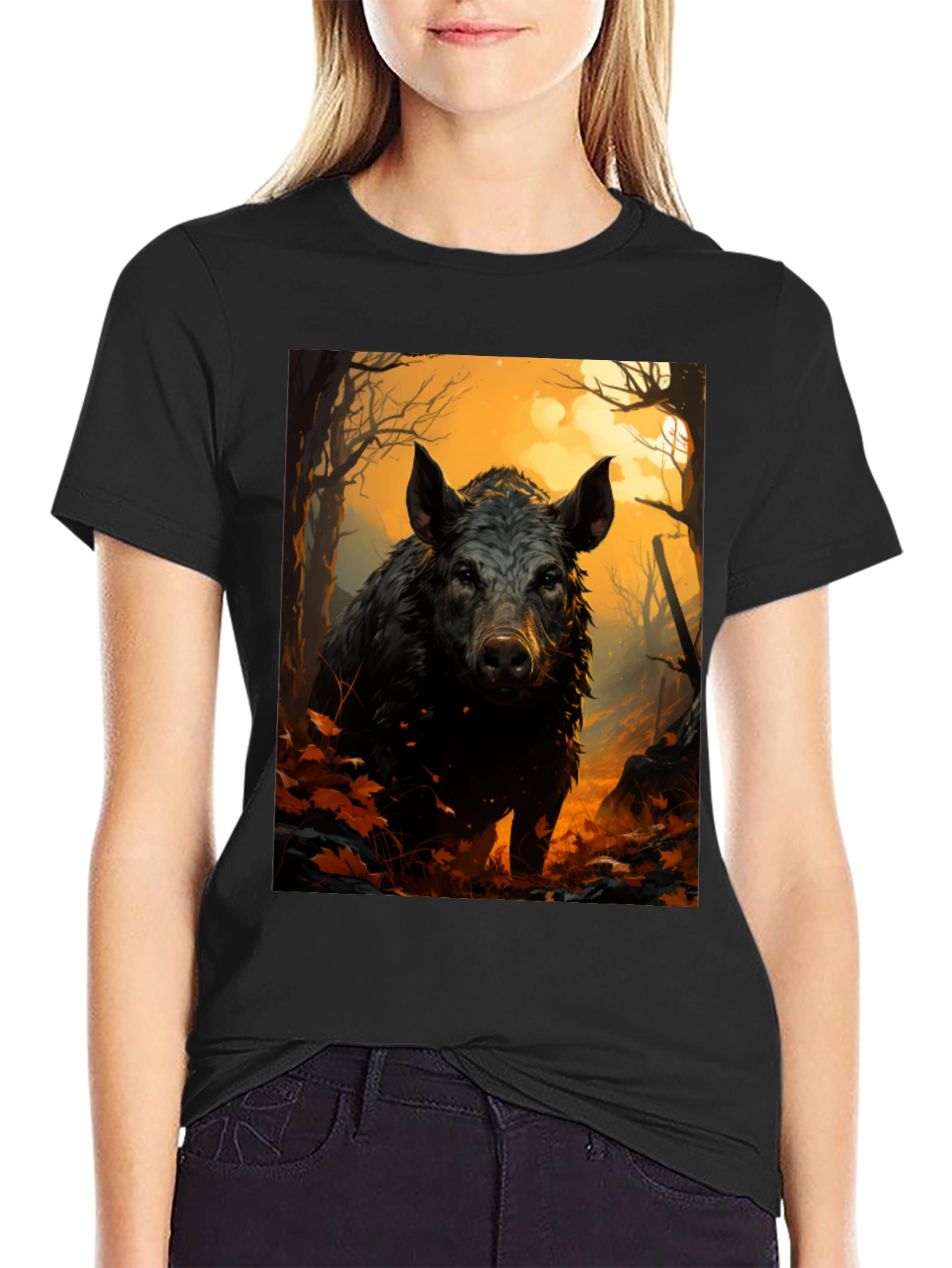 Wild Boar Forest Graphic Tee