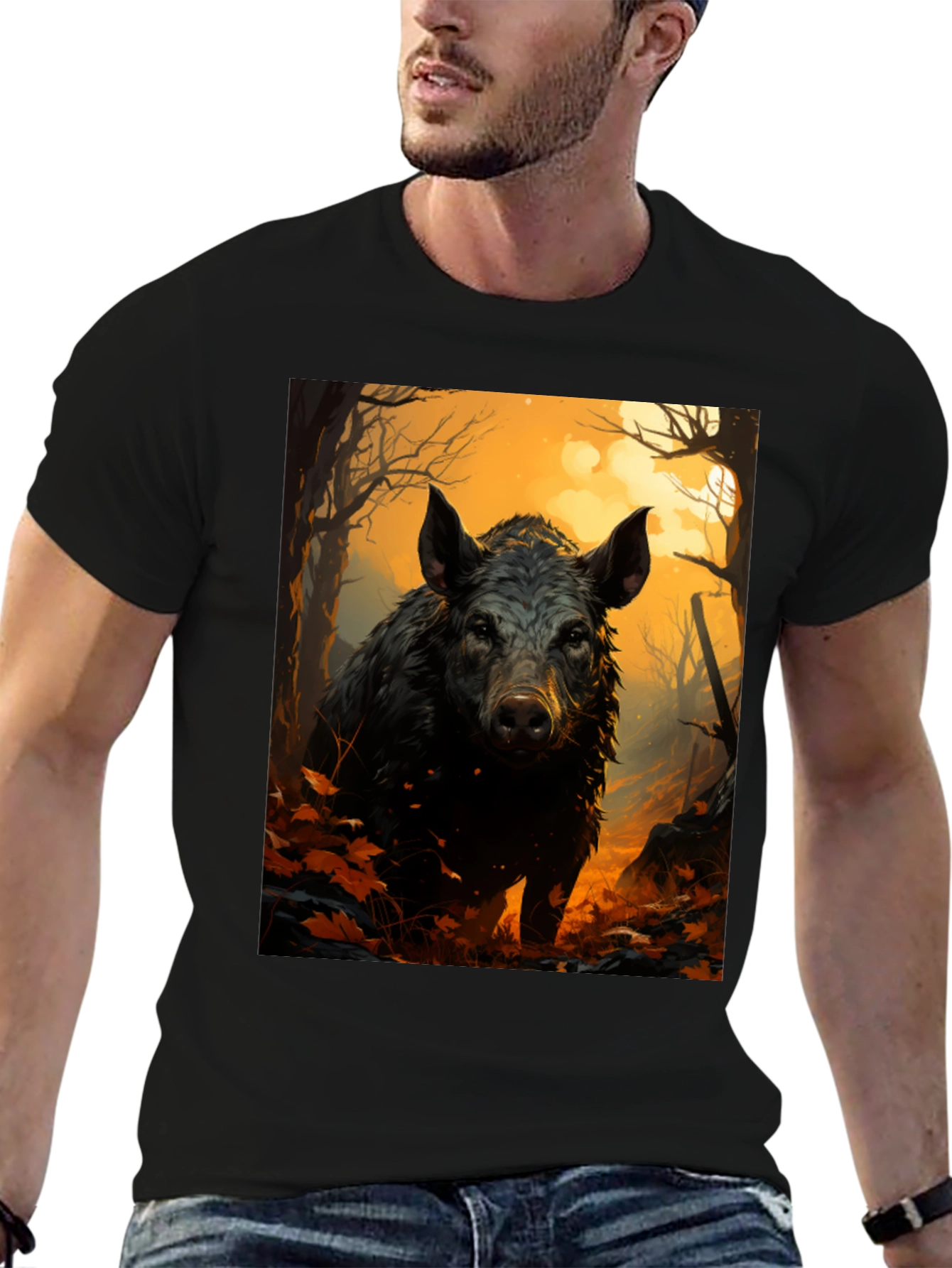 Wild Boar Forest Graphic Tee