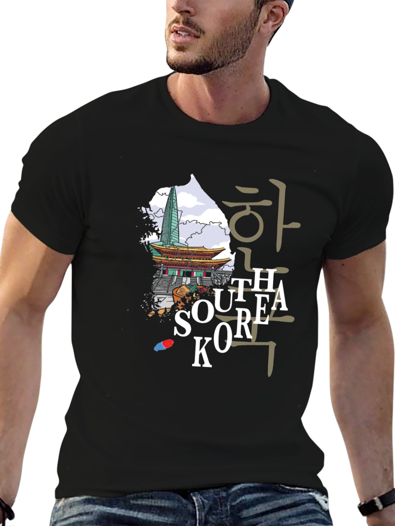 South Korea Graphic Tee - Travel Inspired Shirt